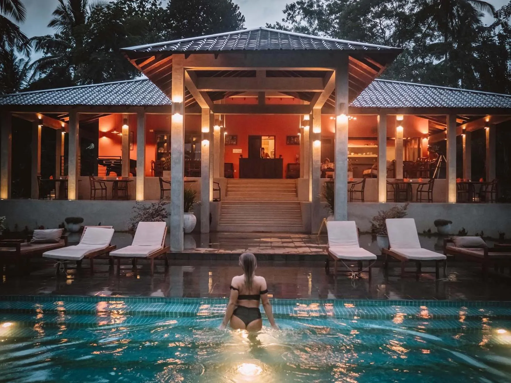 People in Aarunya Nature Resort - Kandy