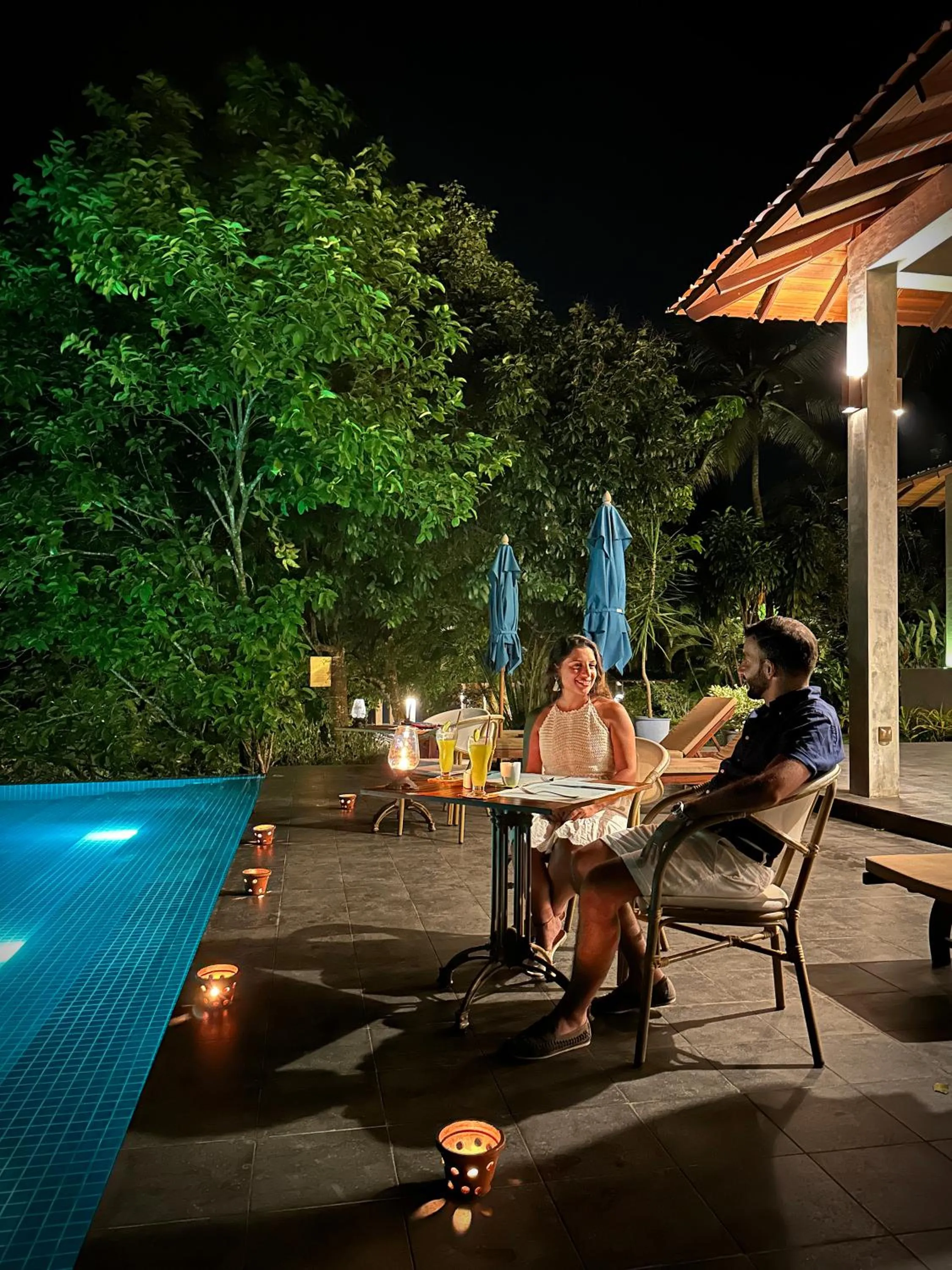 Swimming pool in Aarunya Nature Resort - Kandy
