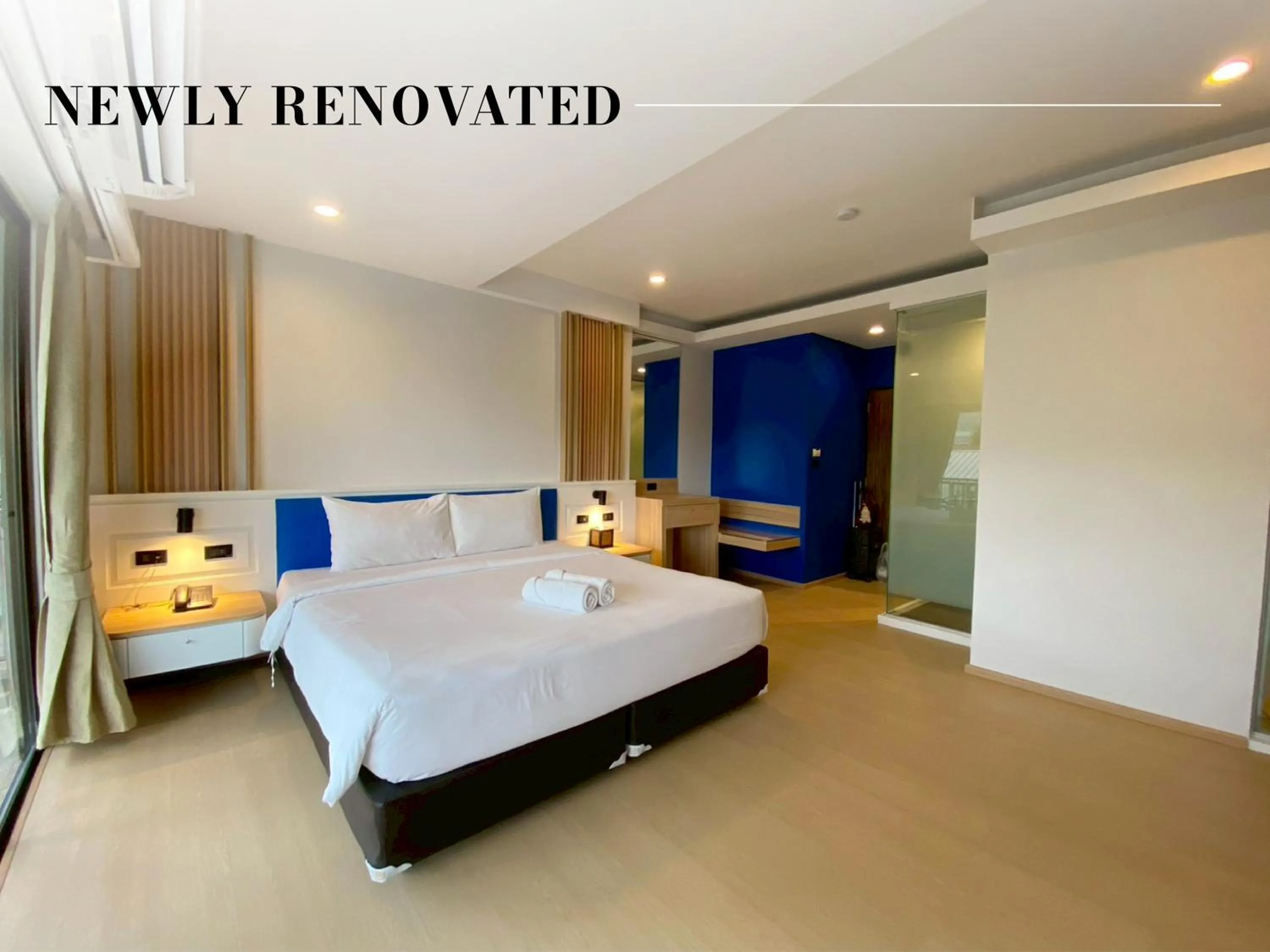 Bedroom, Bed in Citin Armoni Patong Hotel by Compass Hospitality - Newly Renovated