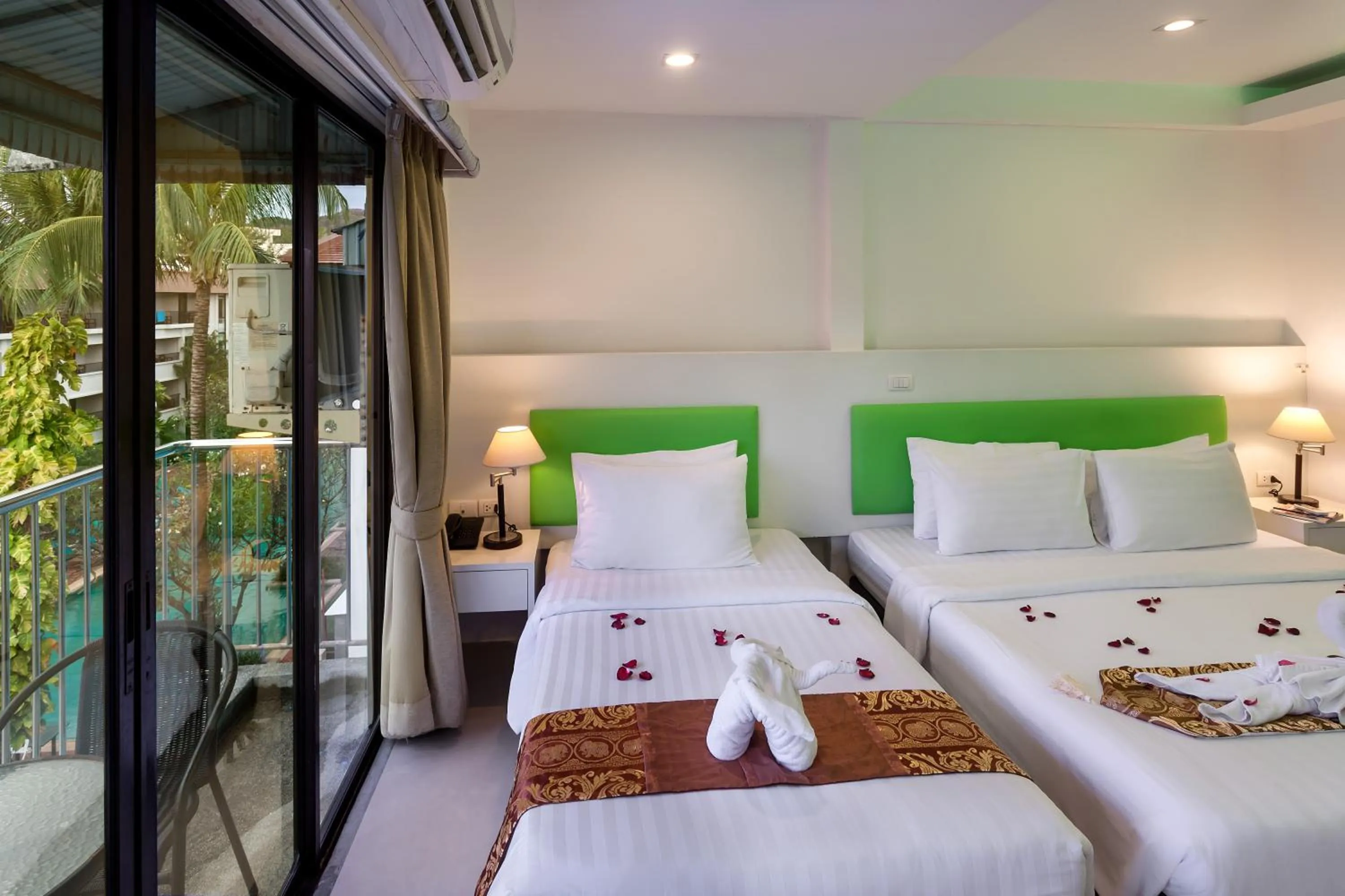 Bedroom, Bed in Armoni Patong Beach Hotel