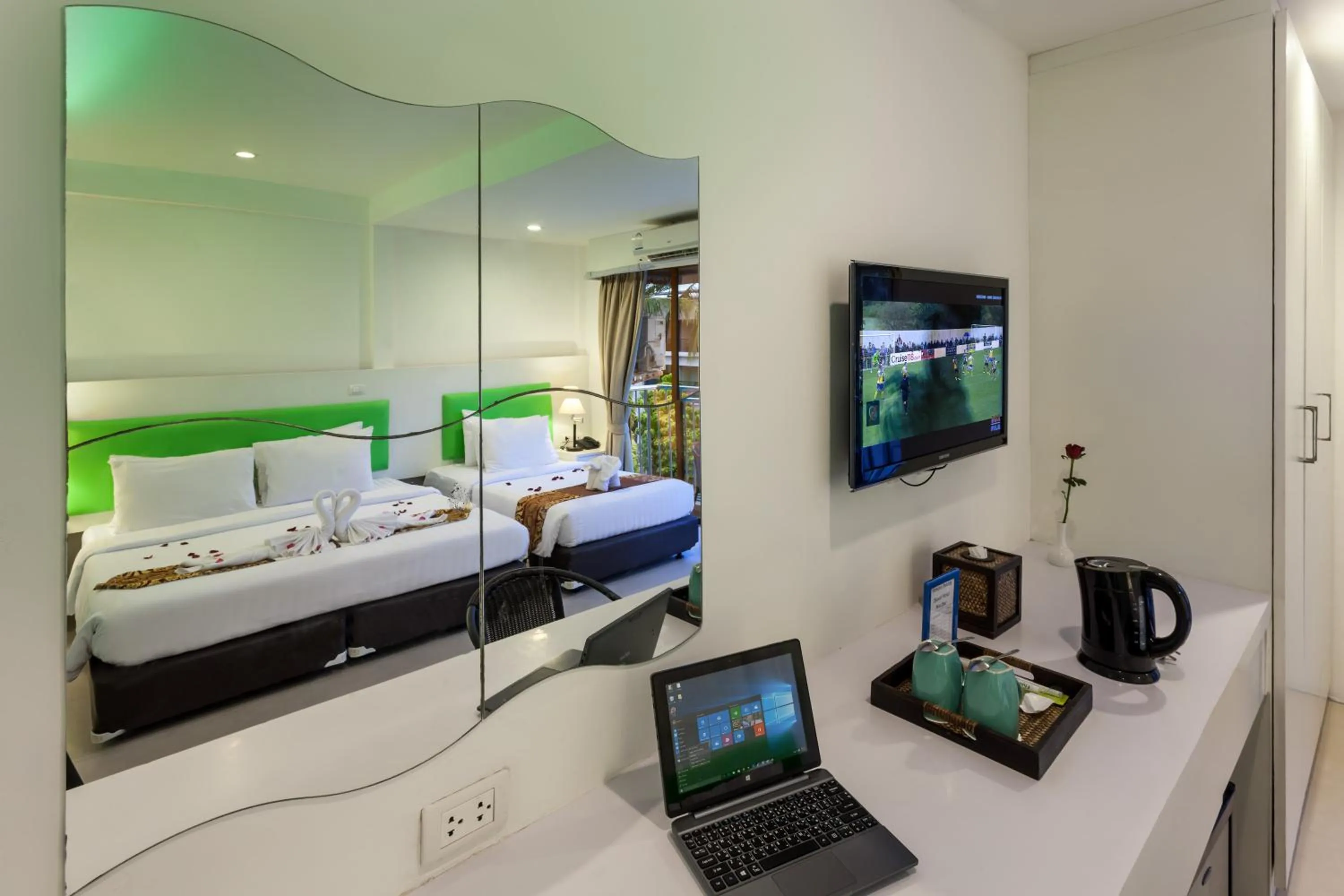 TV and multimedia, Bed in Armoni Patong Beach Hotel