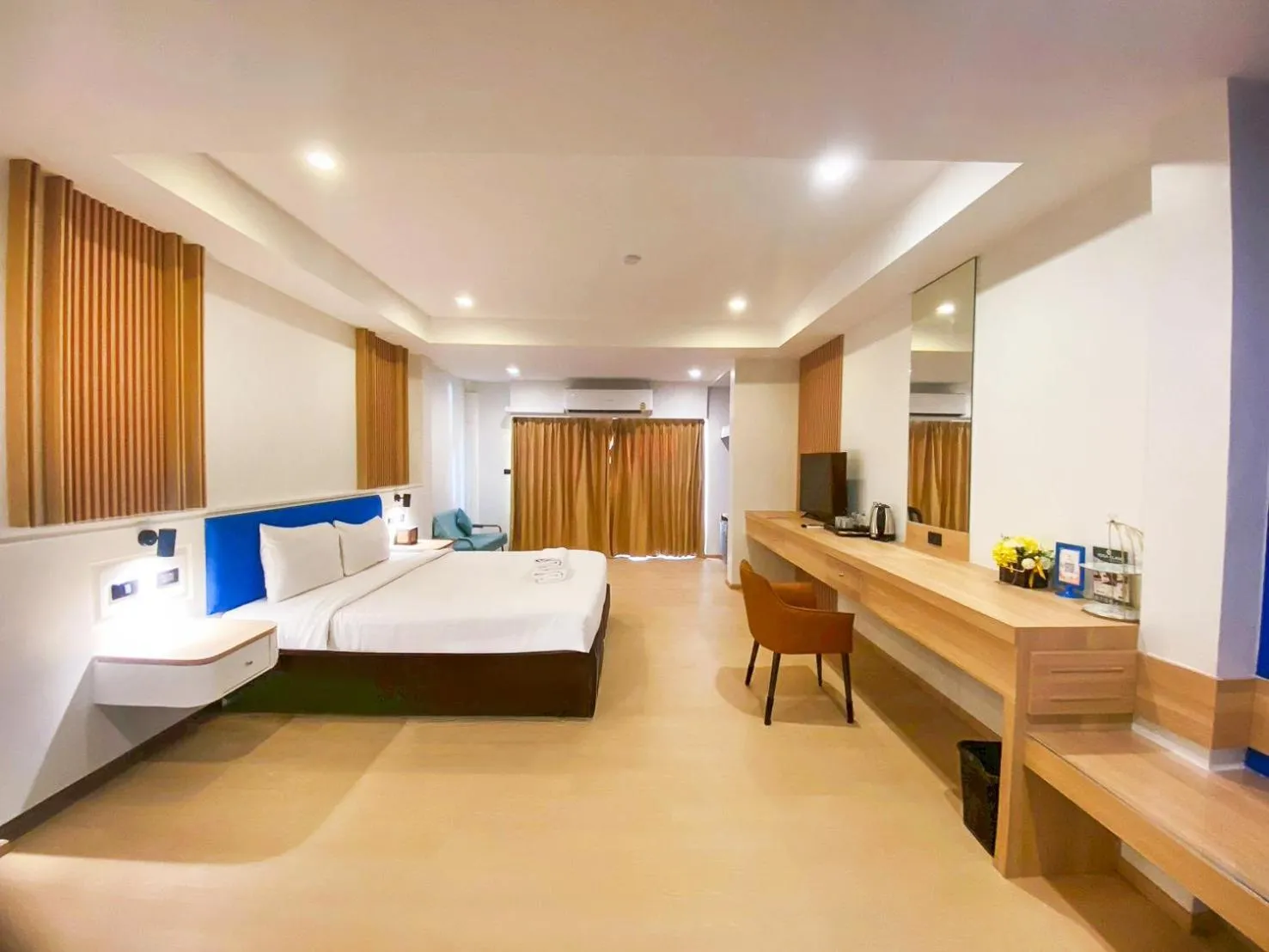Bedroom, Bed in Citin Armoni Patong Hotel by Compass Hospitality - Newly Renovated