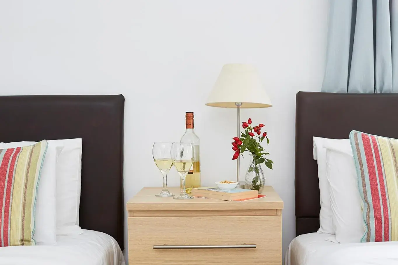 Bedroom, Bed in Luccombe Manor Country House Hotel Bedroom, Bed in Luccombe Manor Country House Hotel