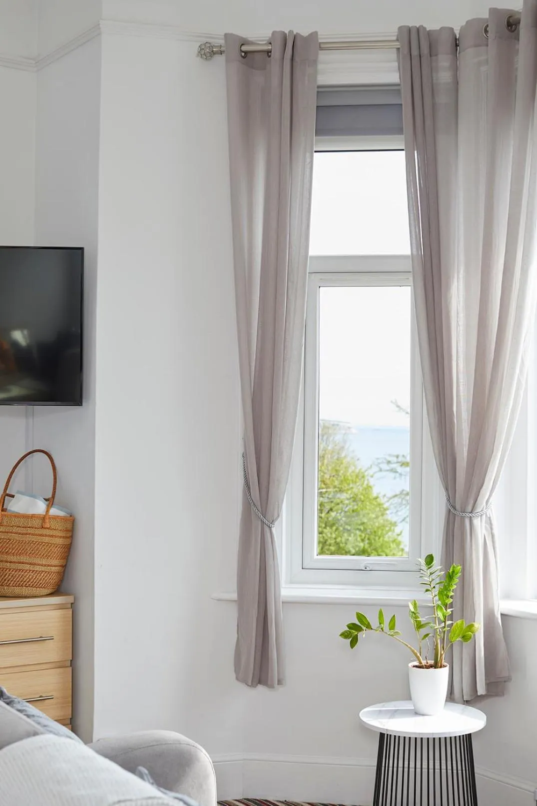 Sea view in Luccombe Manor Country House Hotel