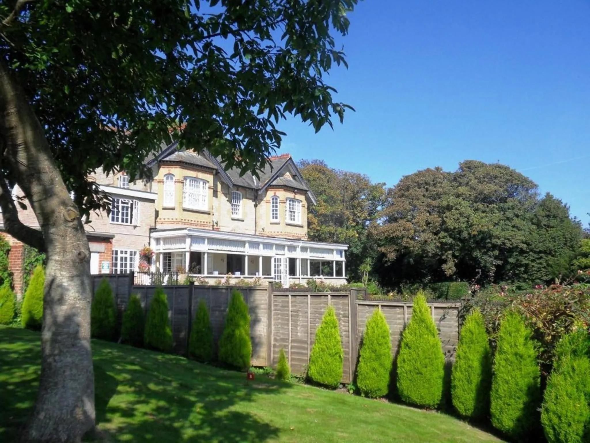 Facade/entrance in Luccombe Manor Country House Hotel
