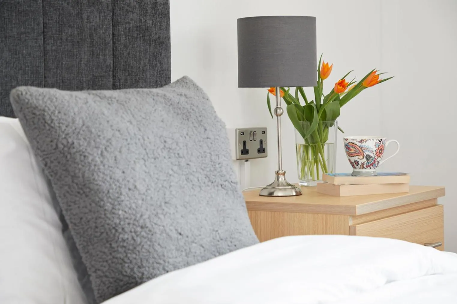 Bed in Luccombe Manor Country House Hotel