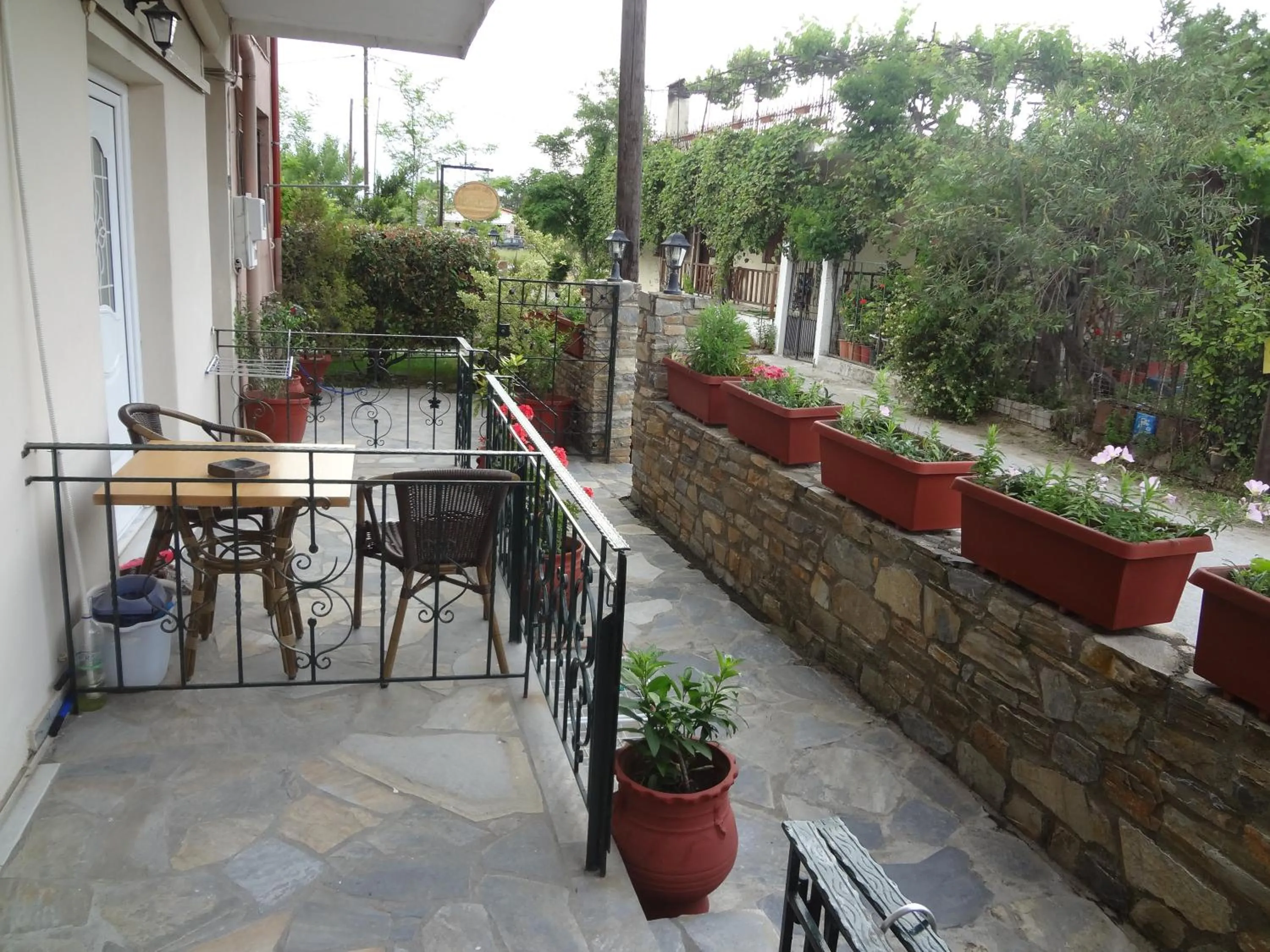 Balcony/Terrace in Nostos Apartments