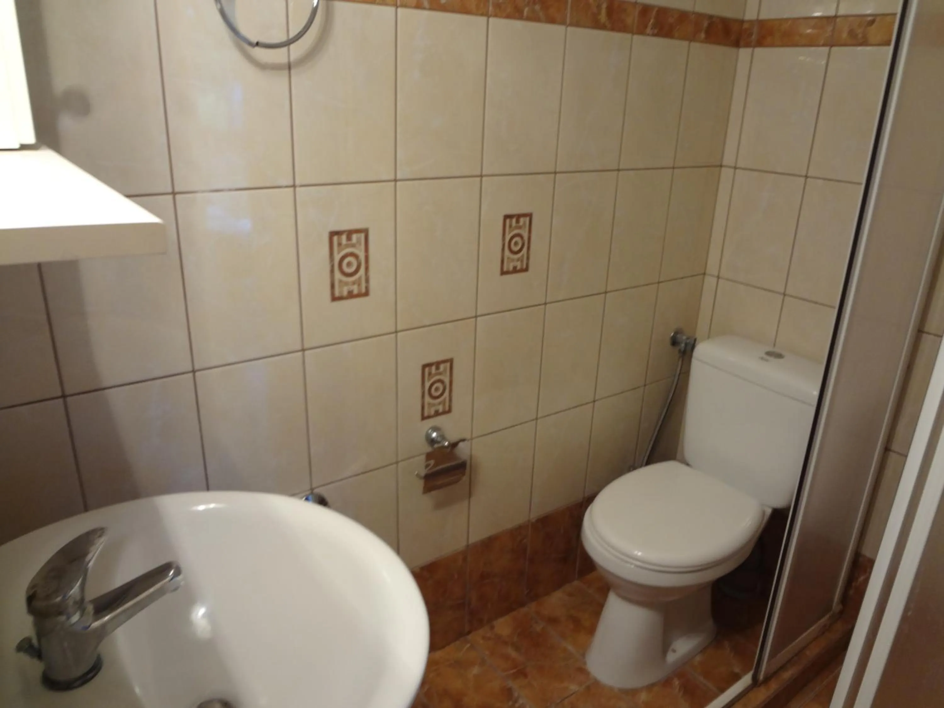 Bathroom in Nostos Apartments