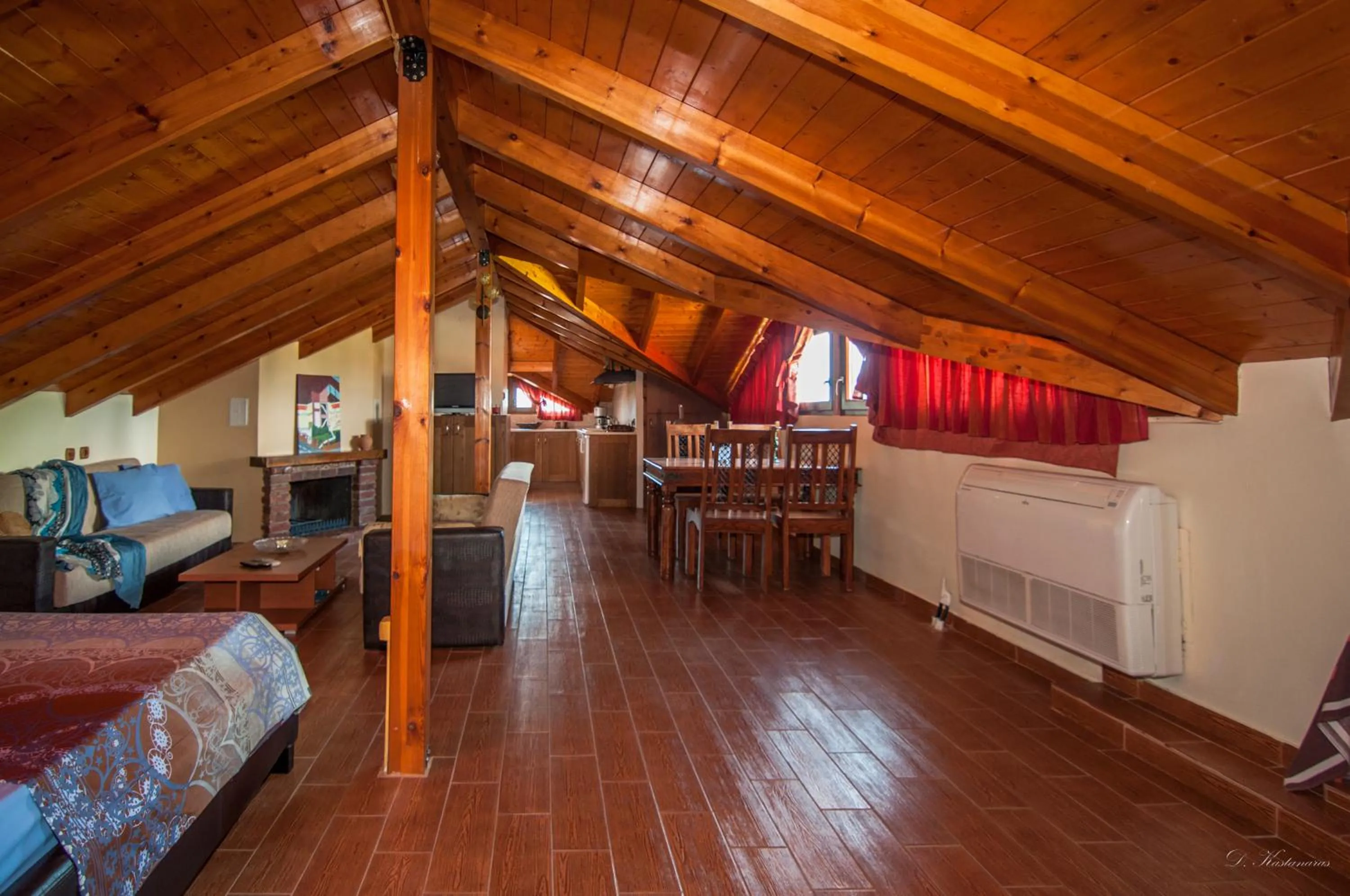 Living room in Nostos Apartments