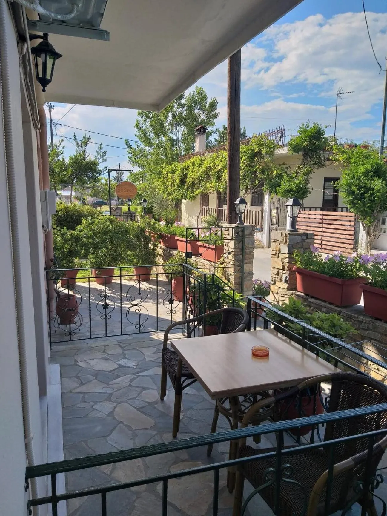 Balcony/Terrace in Nostos Apartments