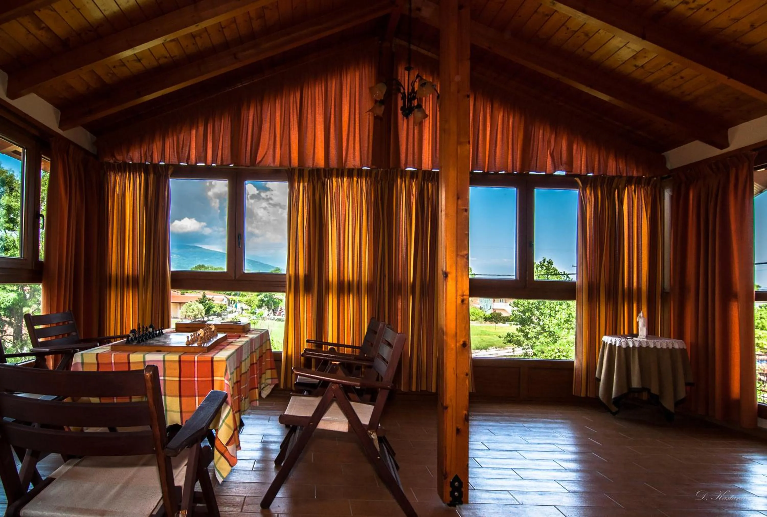 Patio in Nostos Apartments