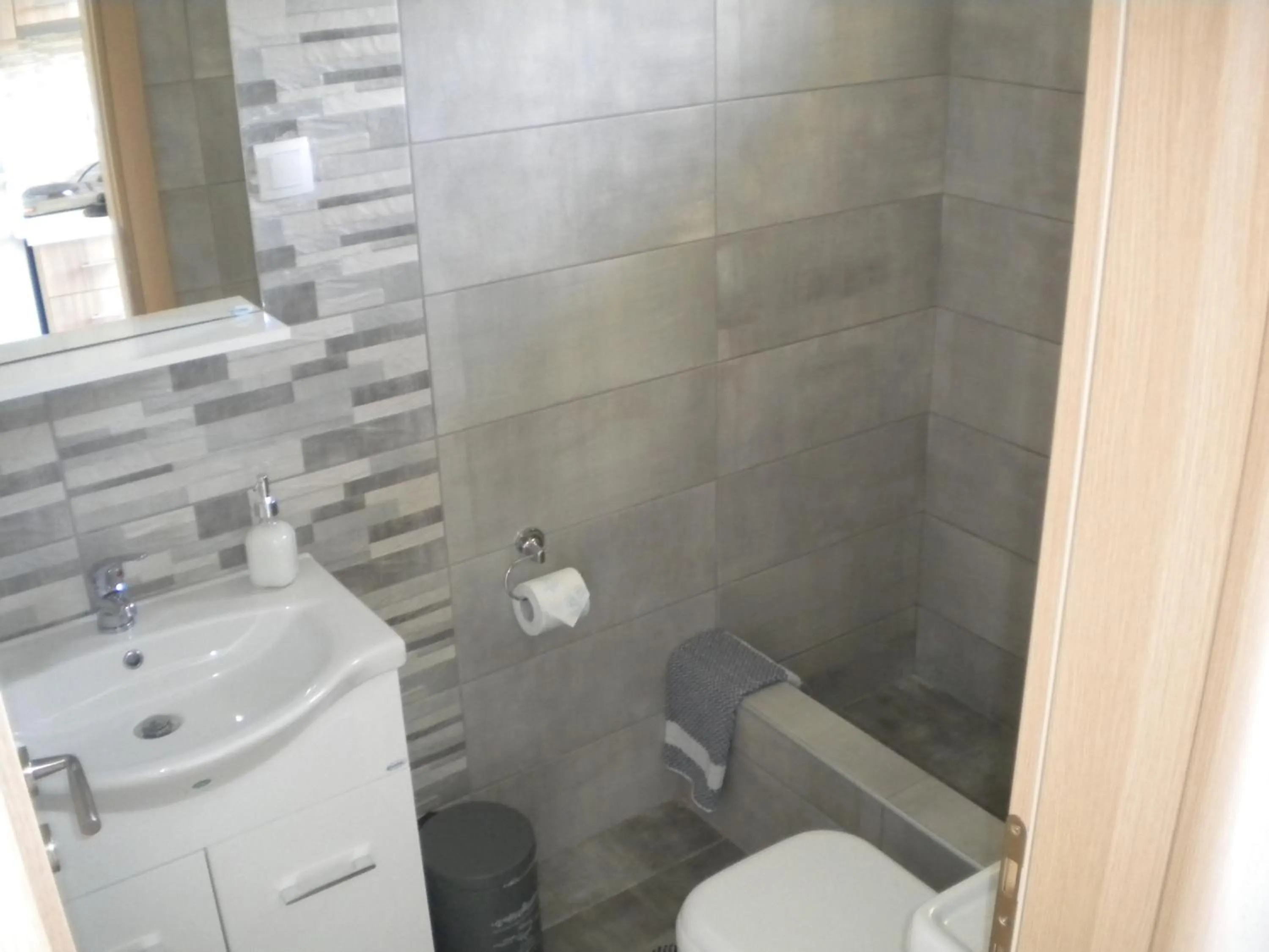 Bathroom in Nostos Apartments