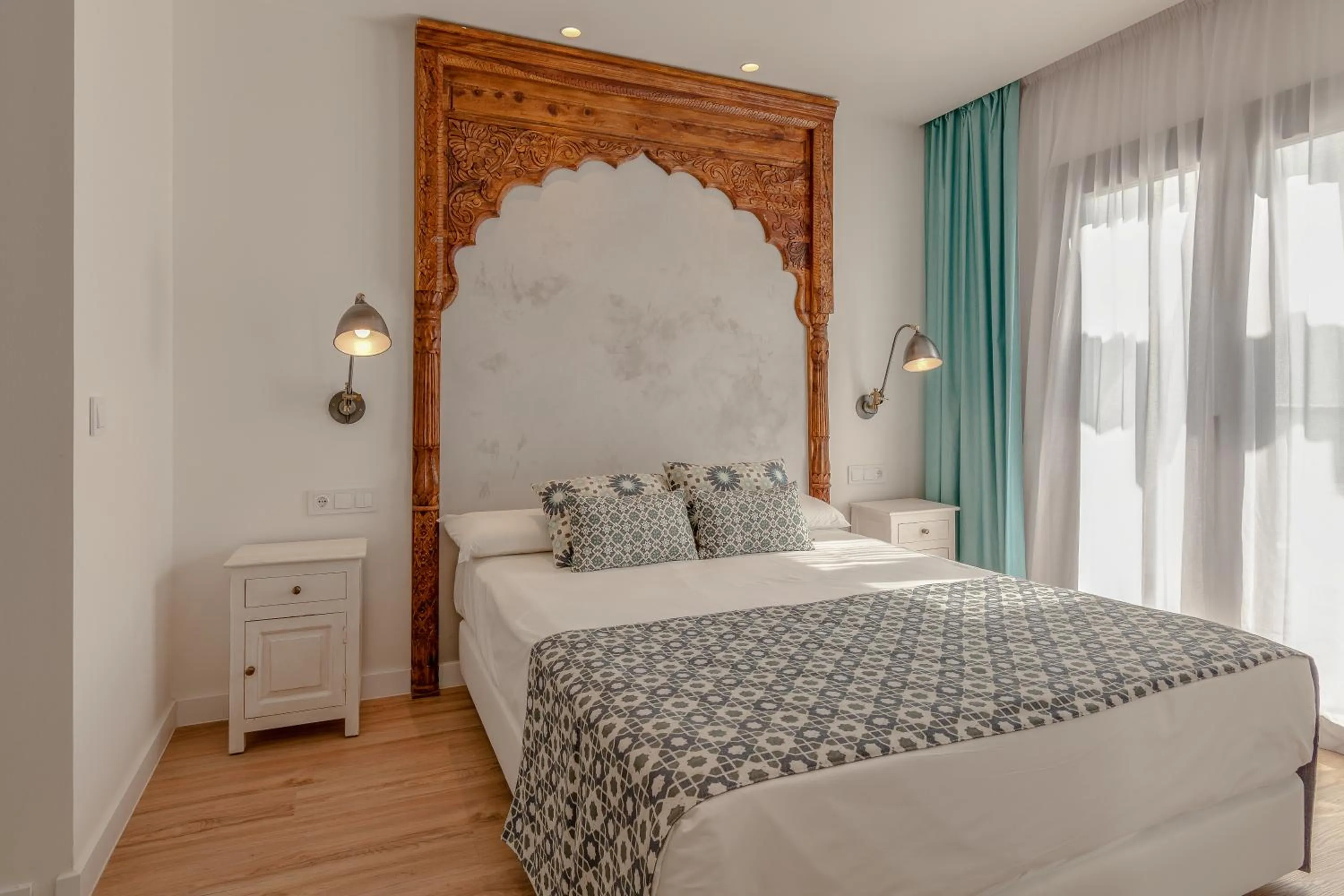 Bed in La Residencia Puerto Hotel & Spa