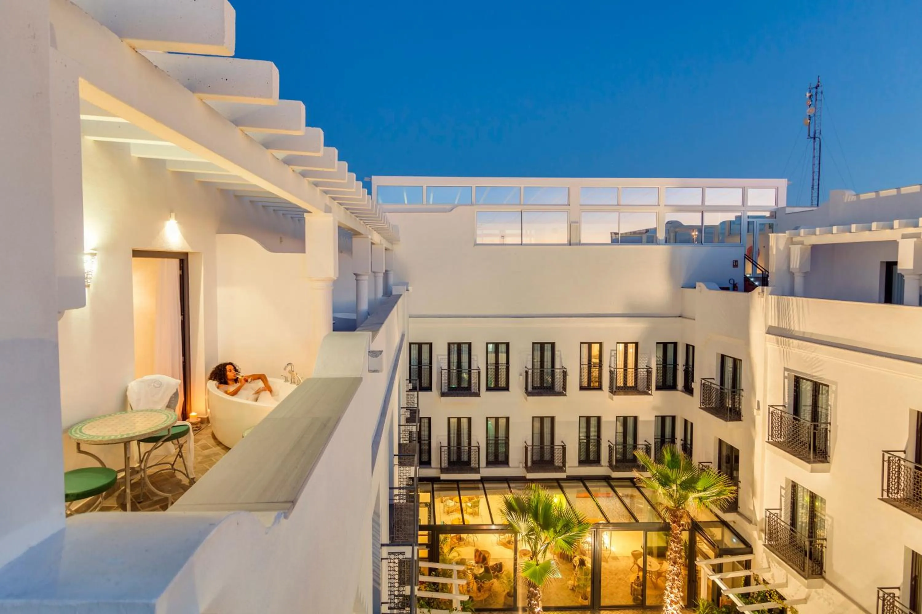 Property building in La Residencia Puerto Hotel & Spa