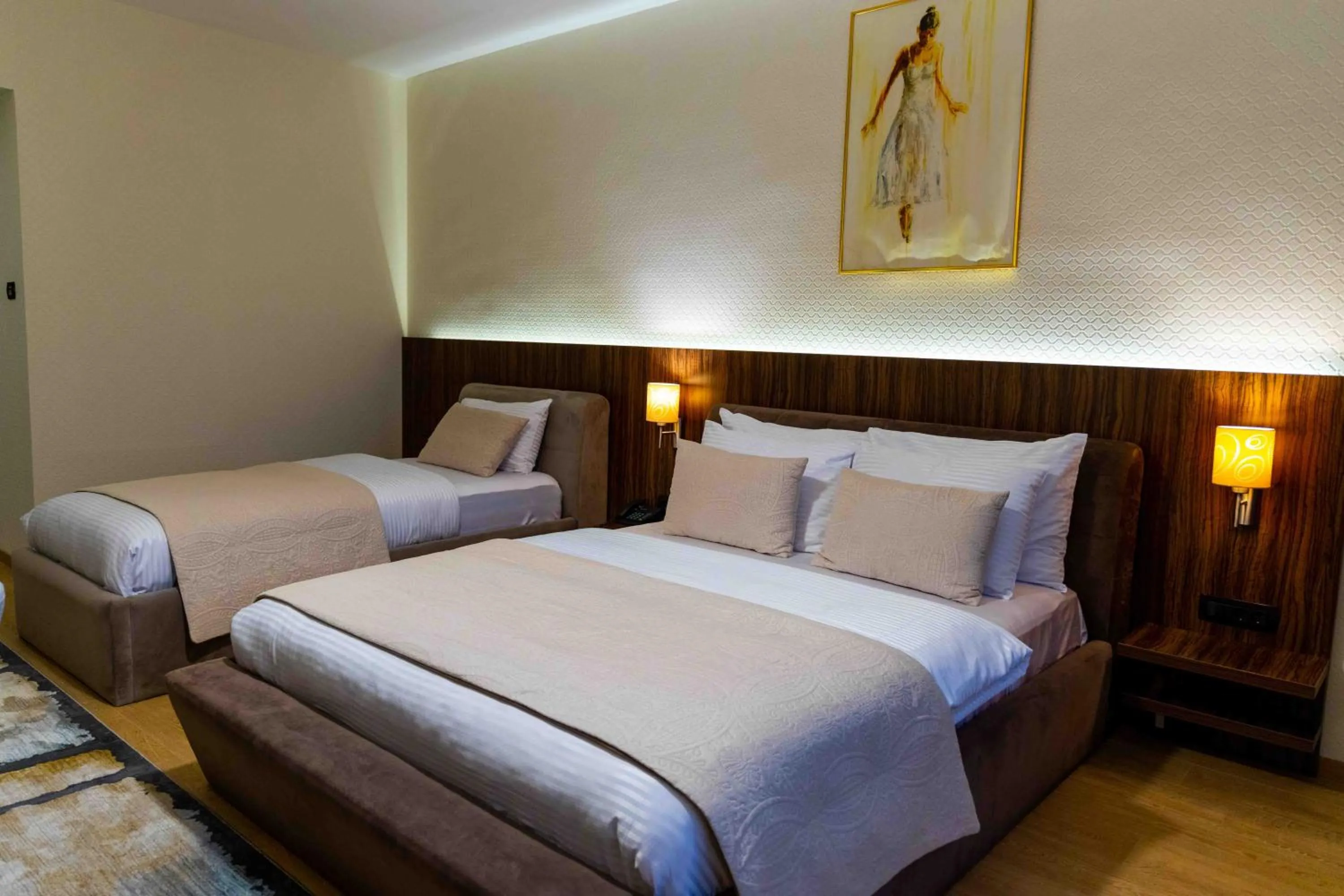 Bedroom, Bed in Hotel Sirius