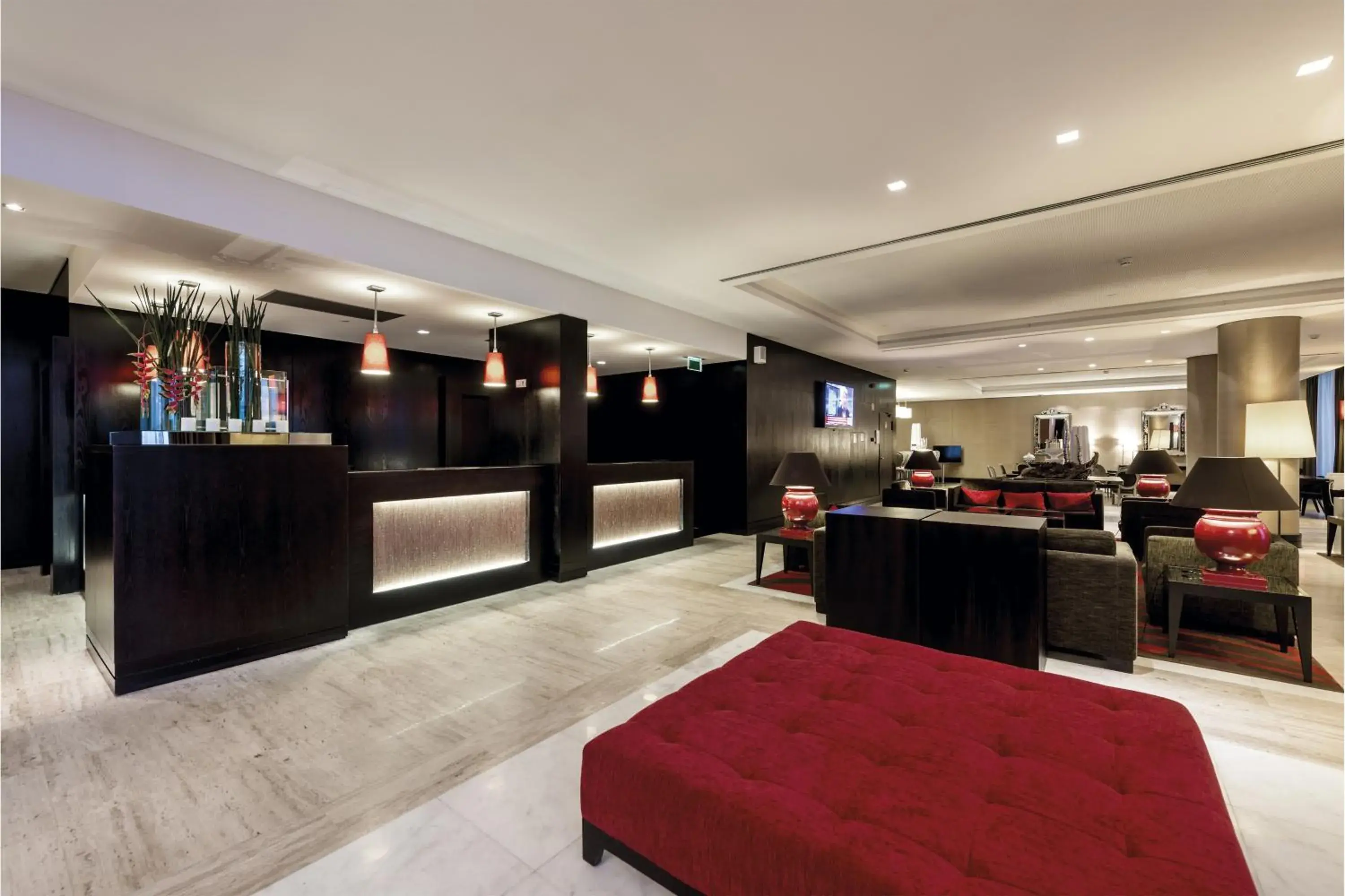 Lobby or reception in Hotel Baia Lobby or reception in Hotel Baia