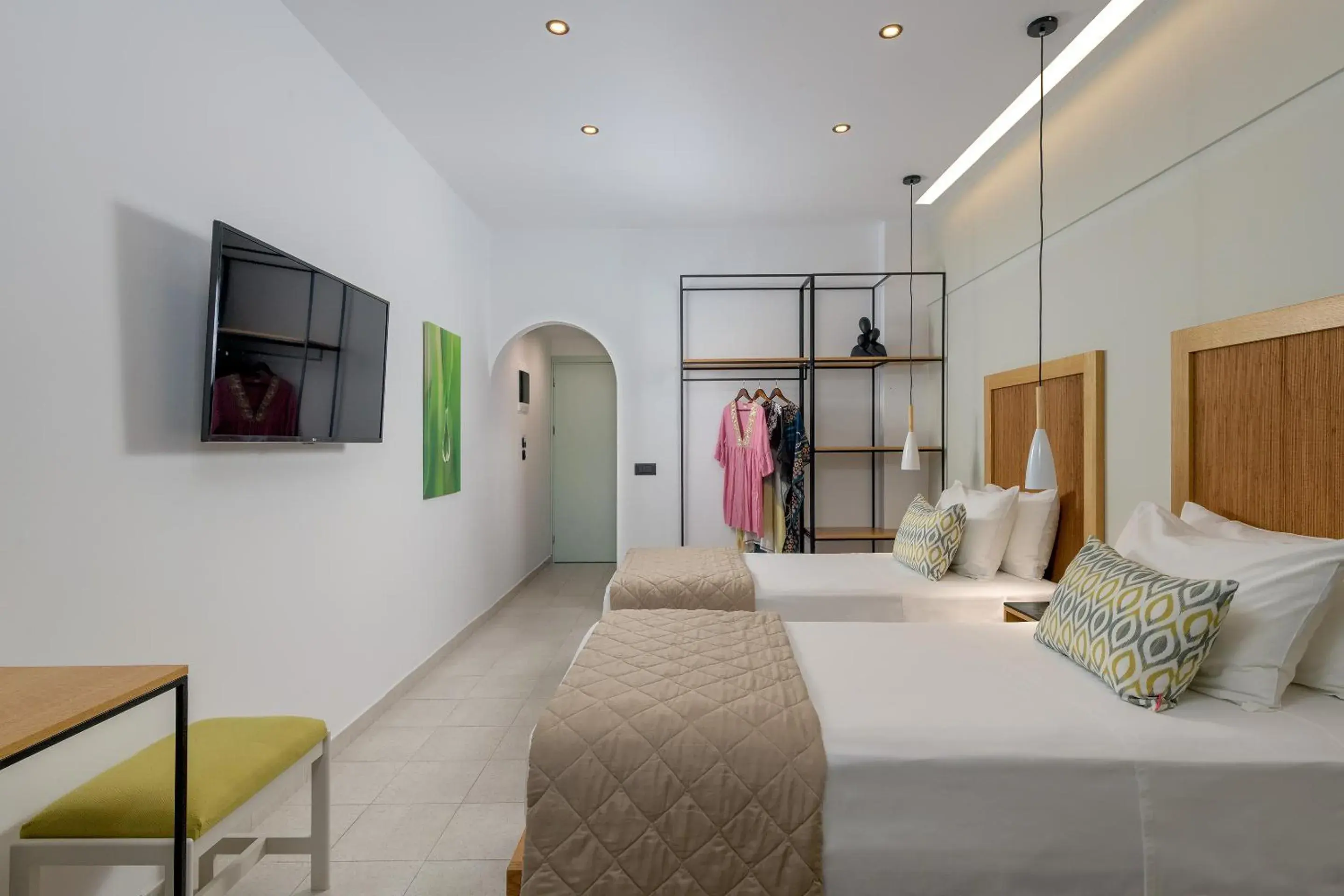 Bed in Nirvana Beach Hotel Bed in Nirvana Beach Hotel