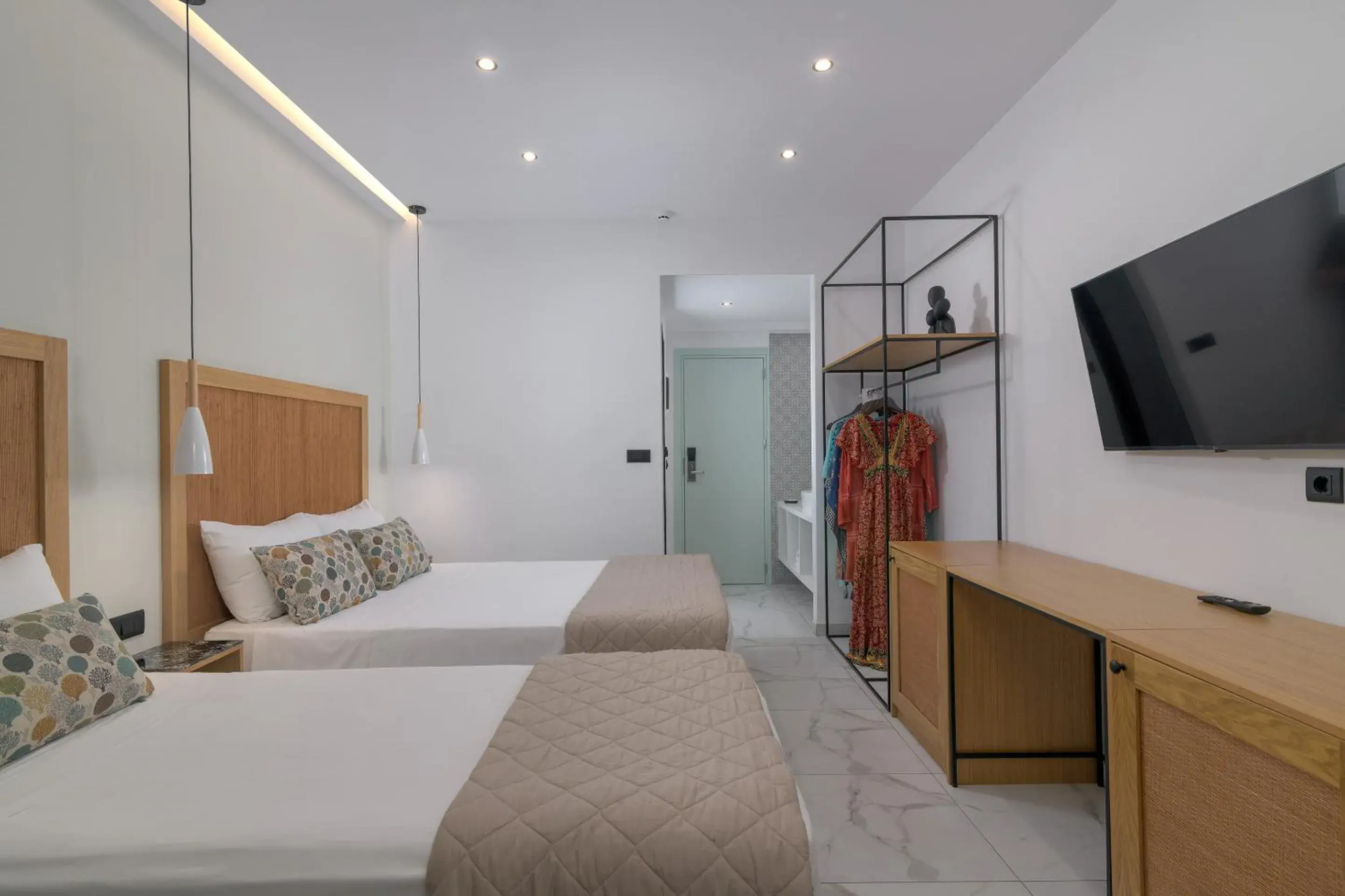 Bed in Nirvana Beach Hotel Bed in Nirvana Beach Hotel