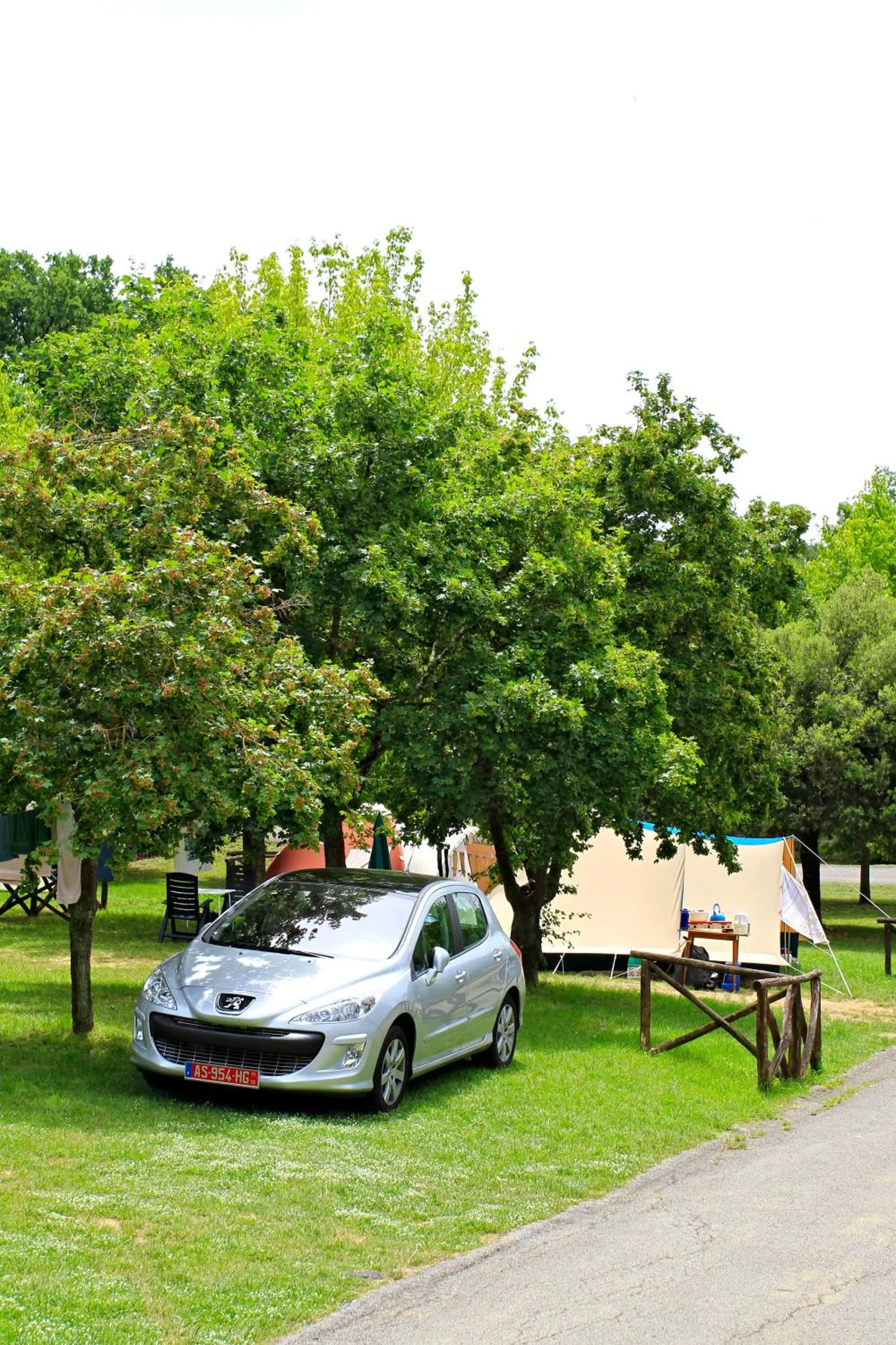 Garden in Camping Siena Colleverde