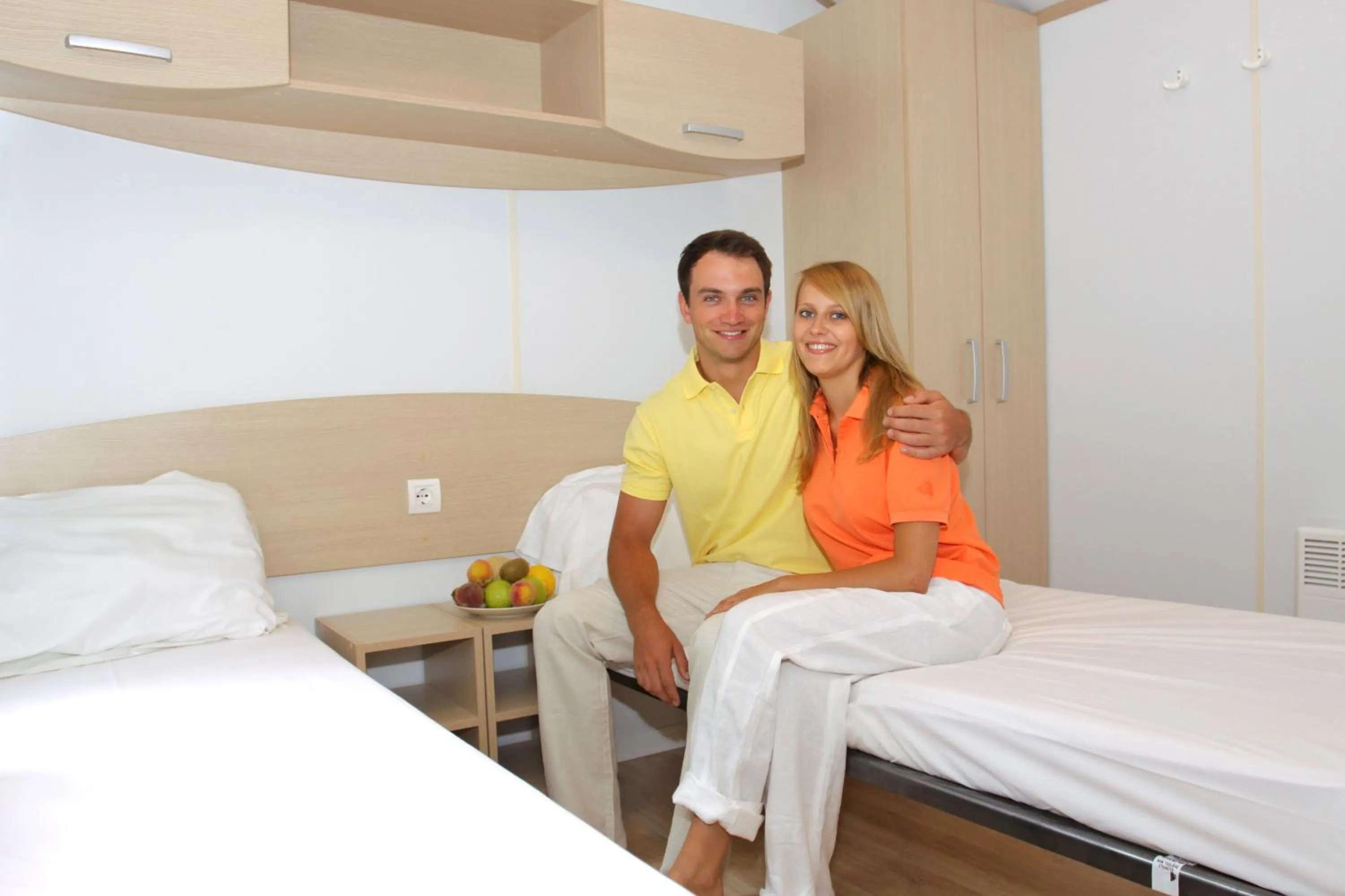 Bed in Camping Siena Colleverde