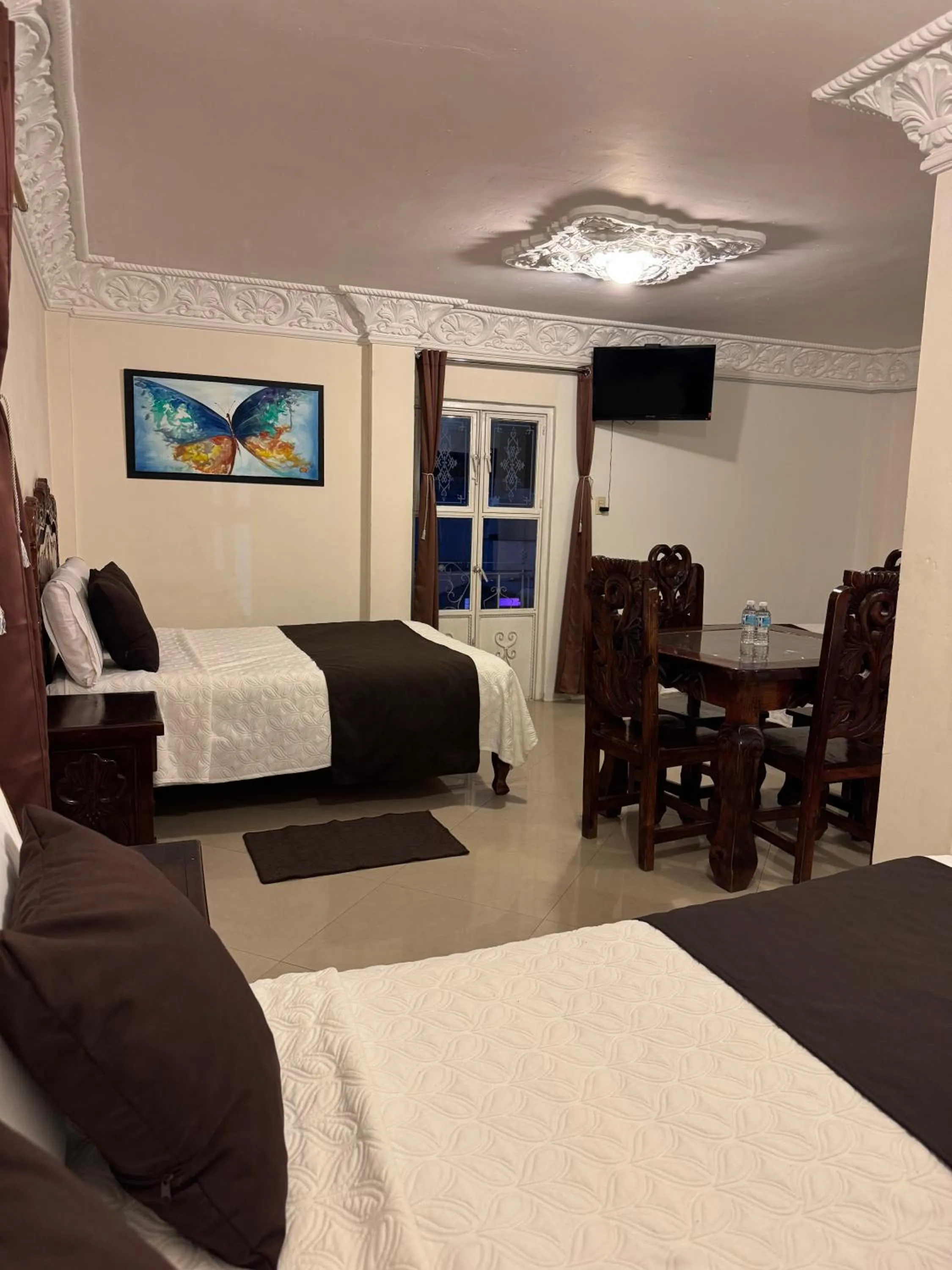 Bed in Hotel Royal Puebla