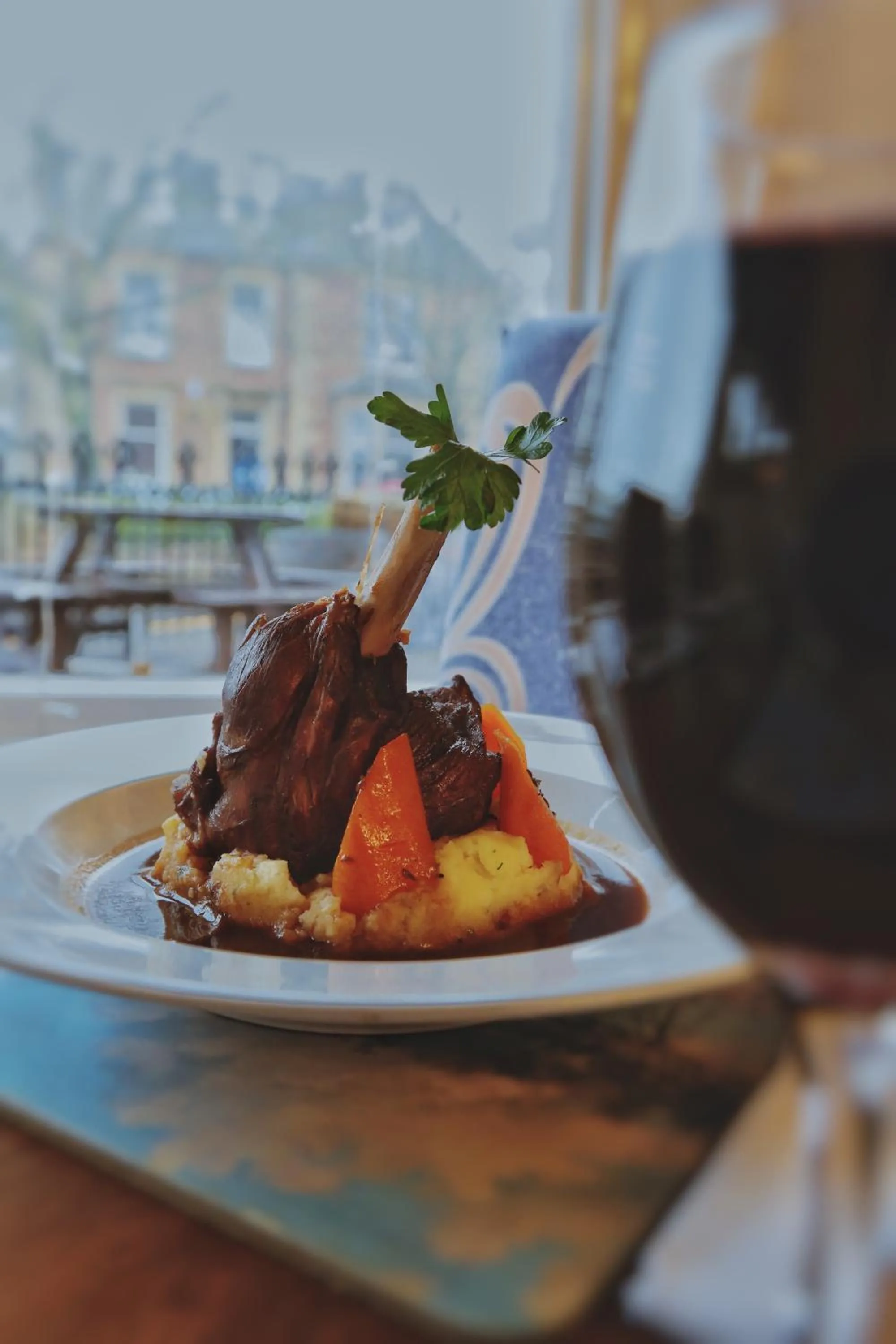 Food close-up in Royal Mackintosh Hotel