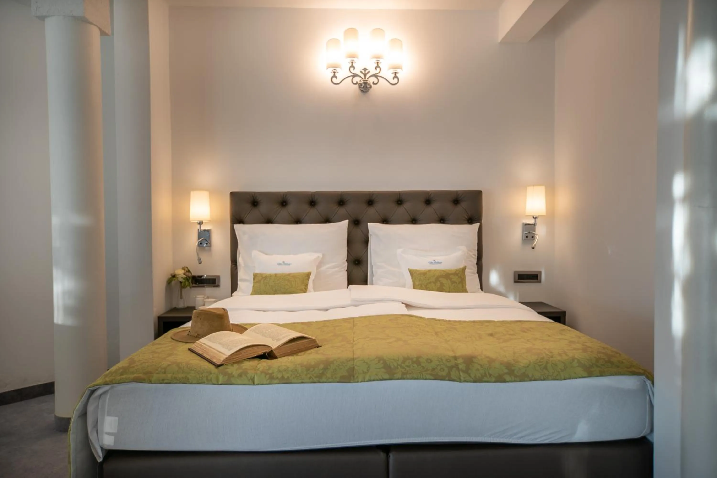 Superior Double Room with Balcony and Sea View in Villa Bellevue Portoroz-Portorose