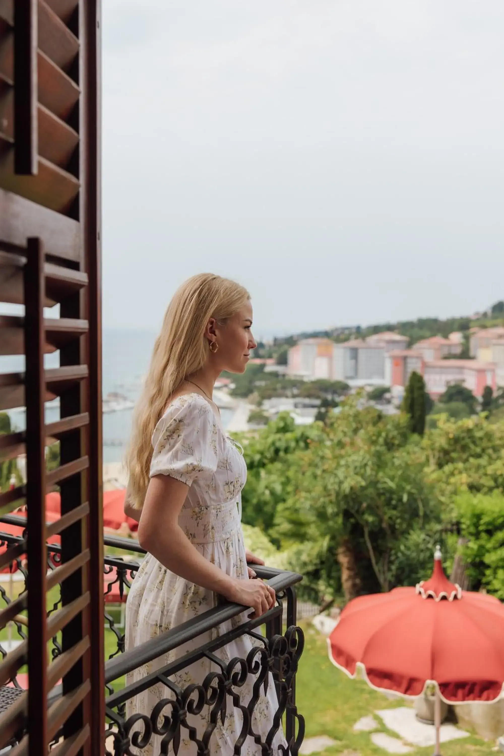 Standard Double or Twin Room with Balcony in Villa Bellevue Portoroz-Portorose Standard Double or Twin Room with Balcony in Villa Bellevue Portoroz-Portorose