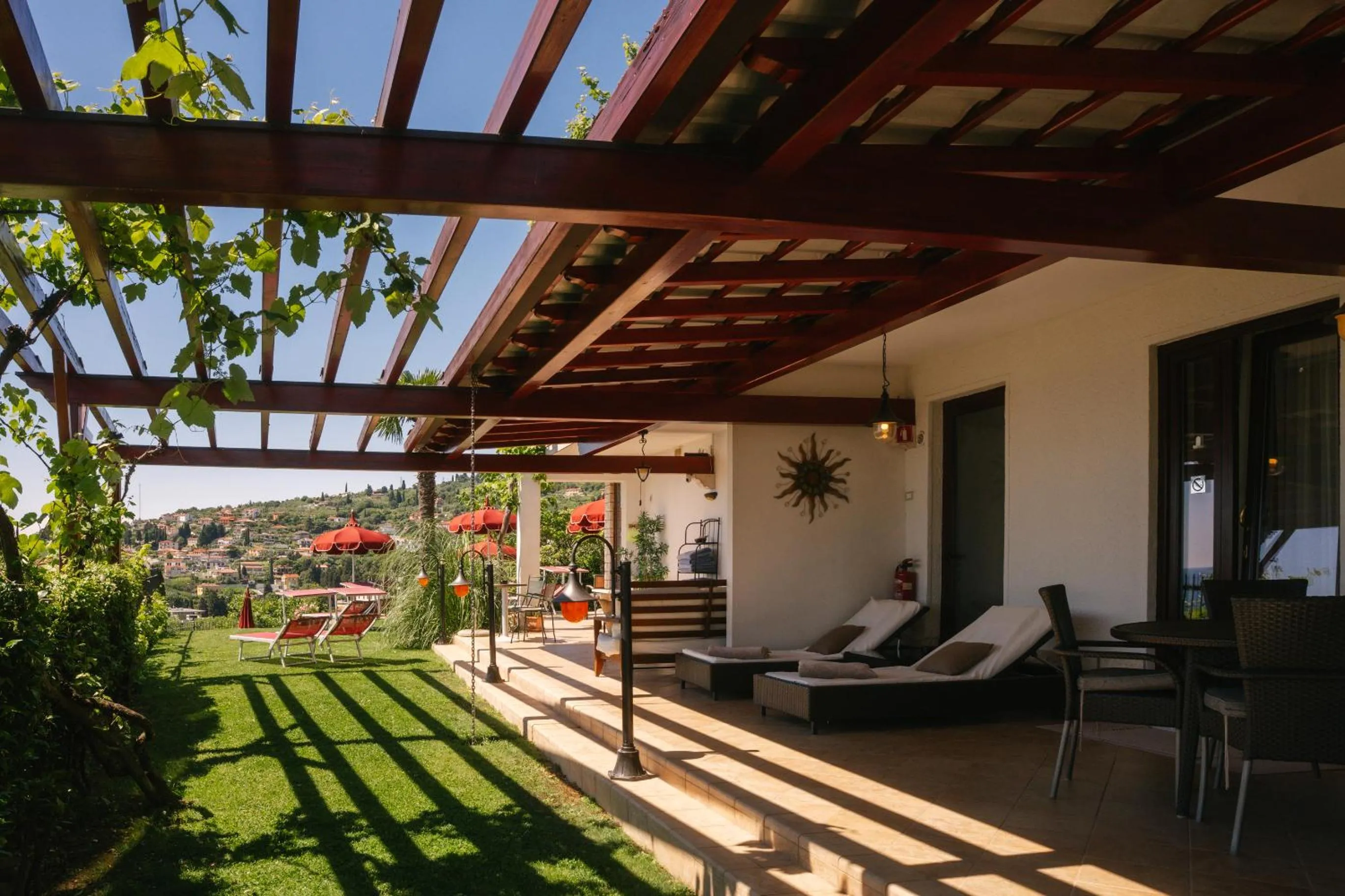 Patio in Villa Bellevue Portoroz-Portorose