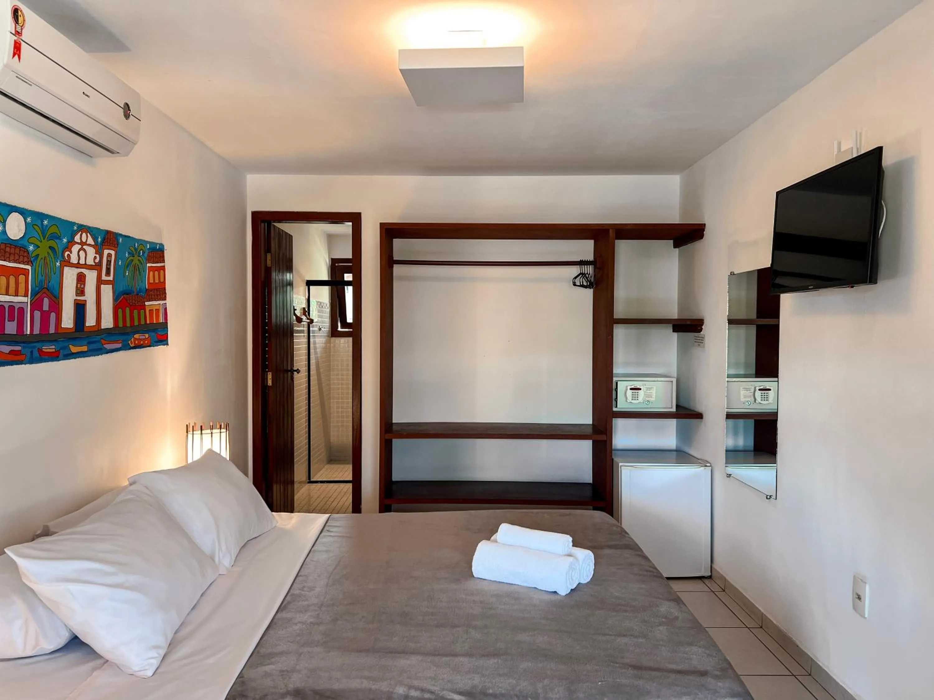 Bed in Pousada Arraial Candeia