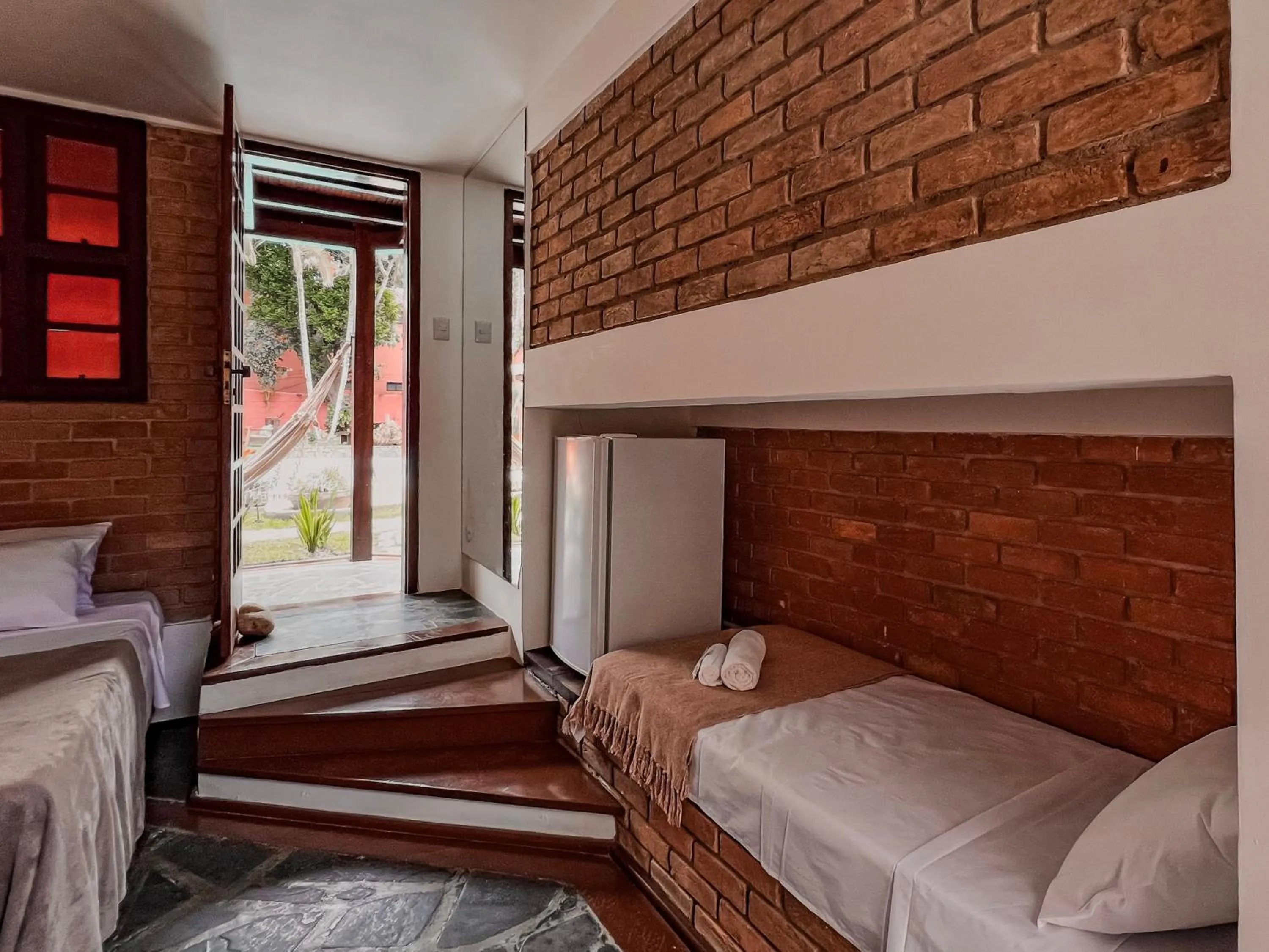 Bed in Pousada Arraial Candeia