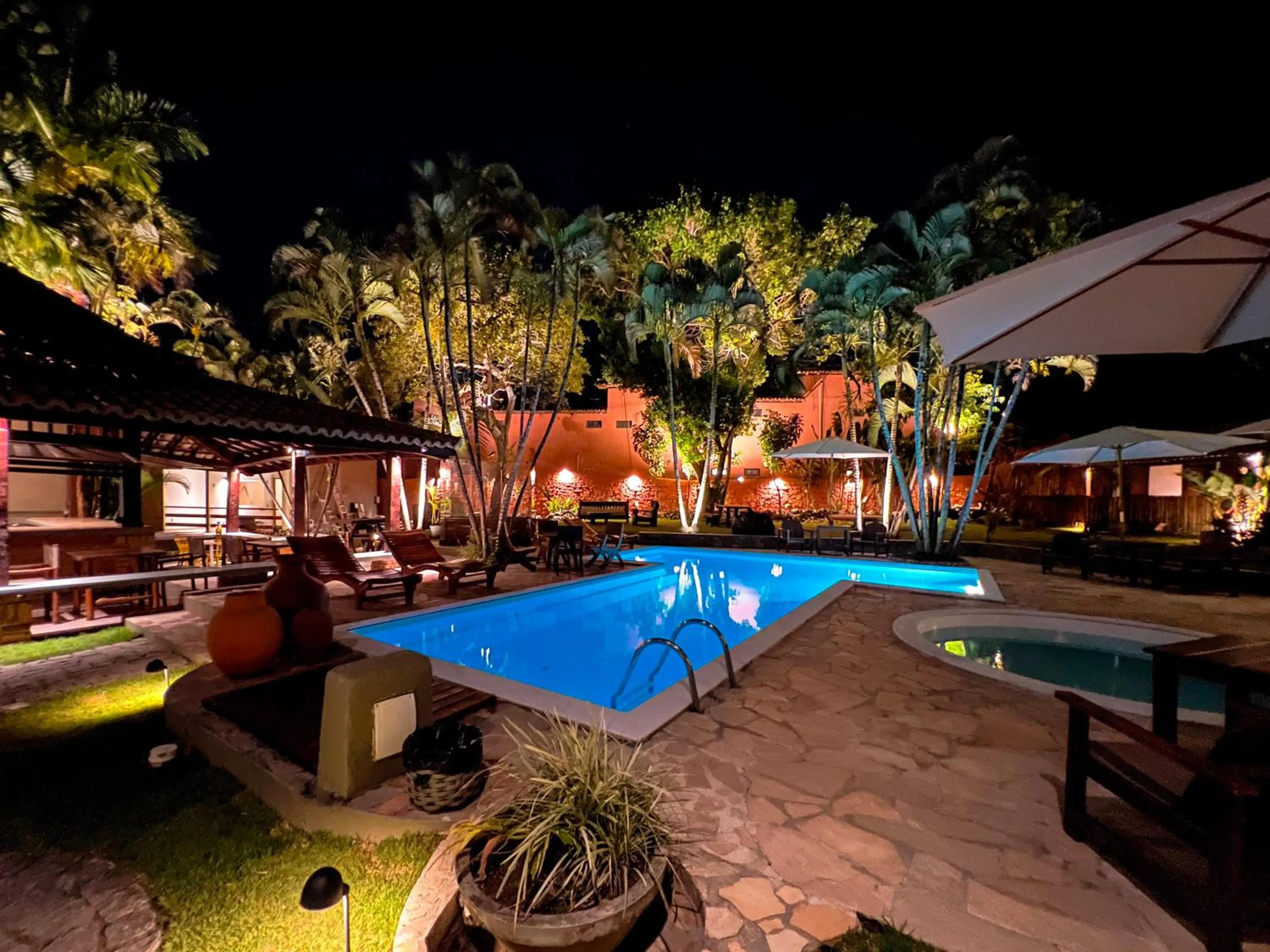 Swimming pool in Pousada Arraial Candeia