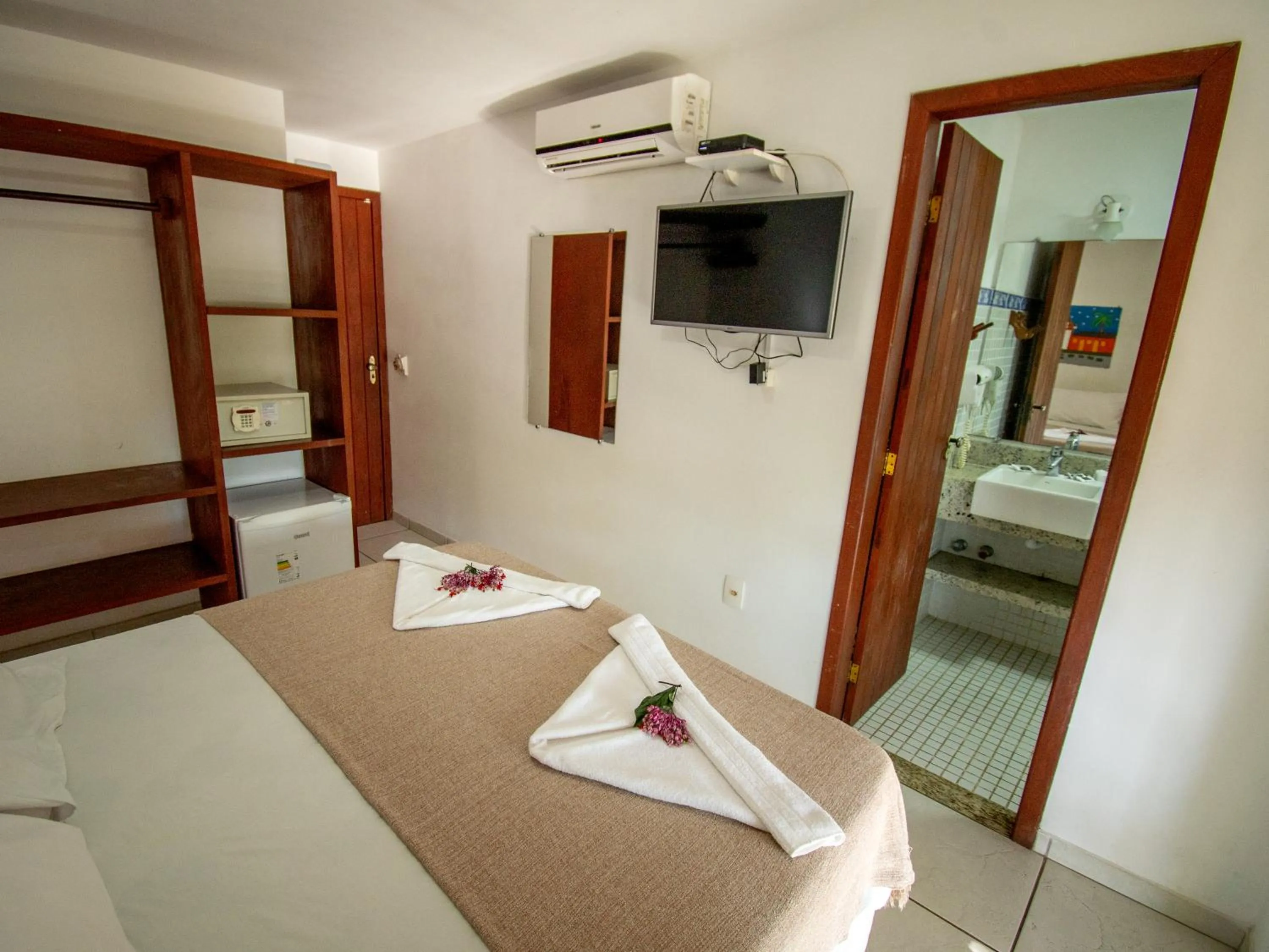 Bed in Pousada Arraial Candeia