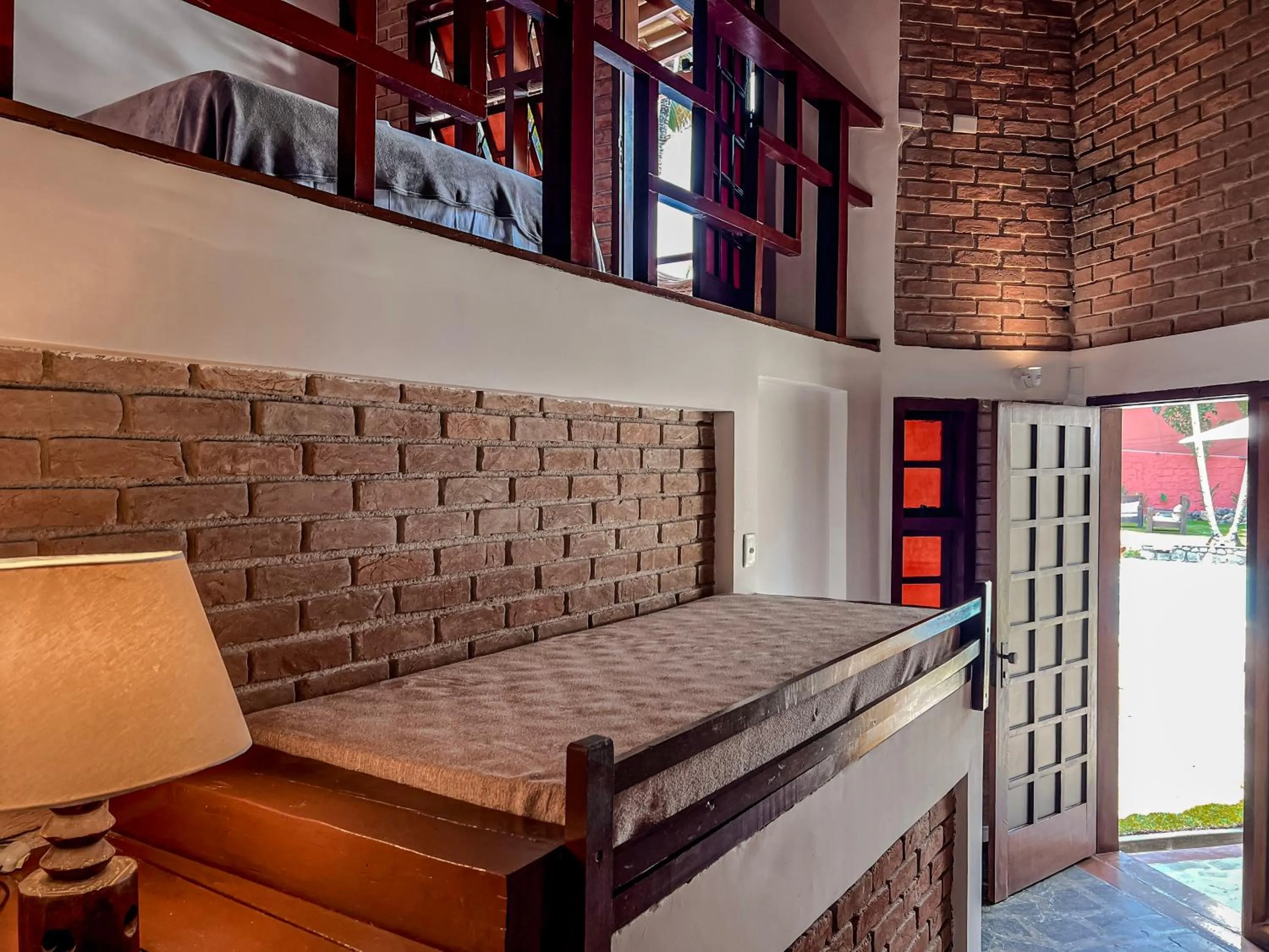 Bed in Pousada Arraial Candeia