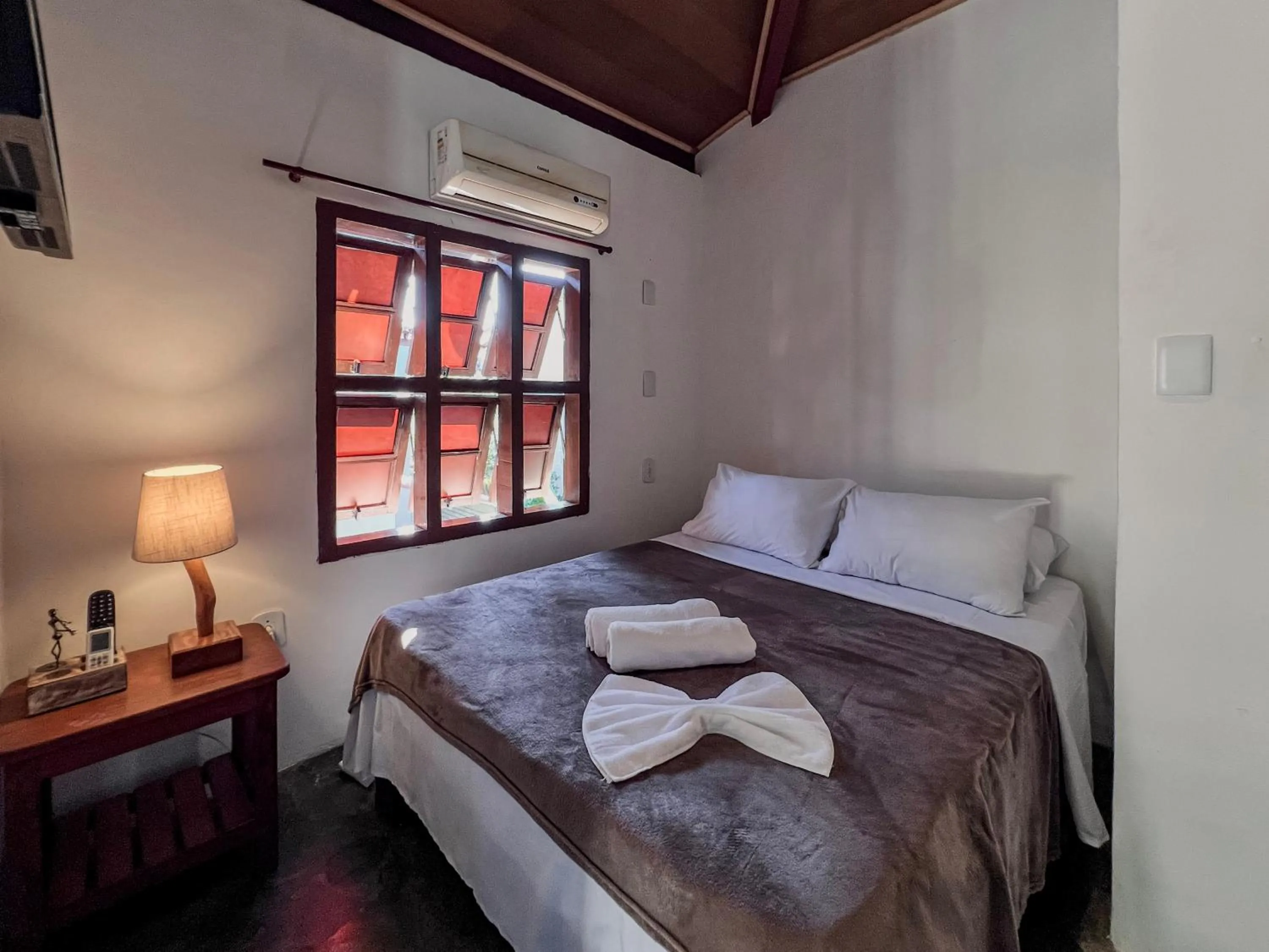 Bed in Pousada Arraial Candeia