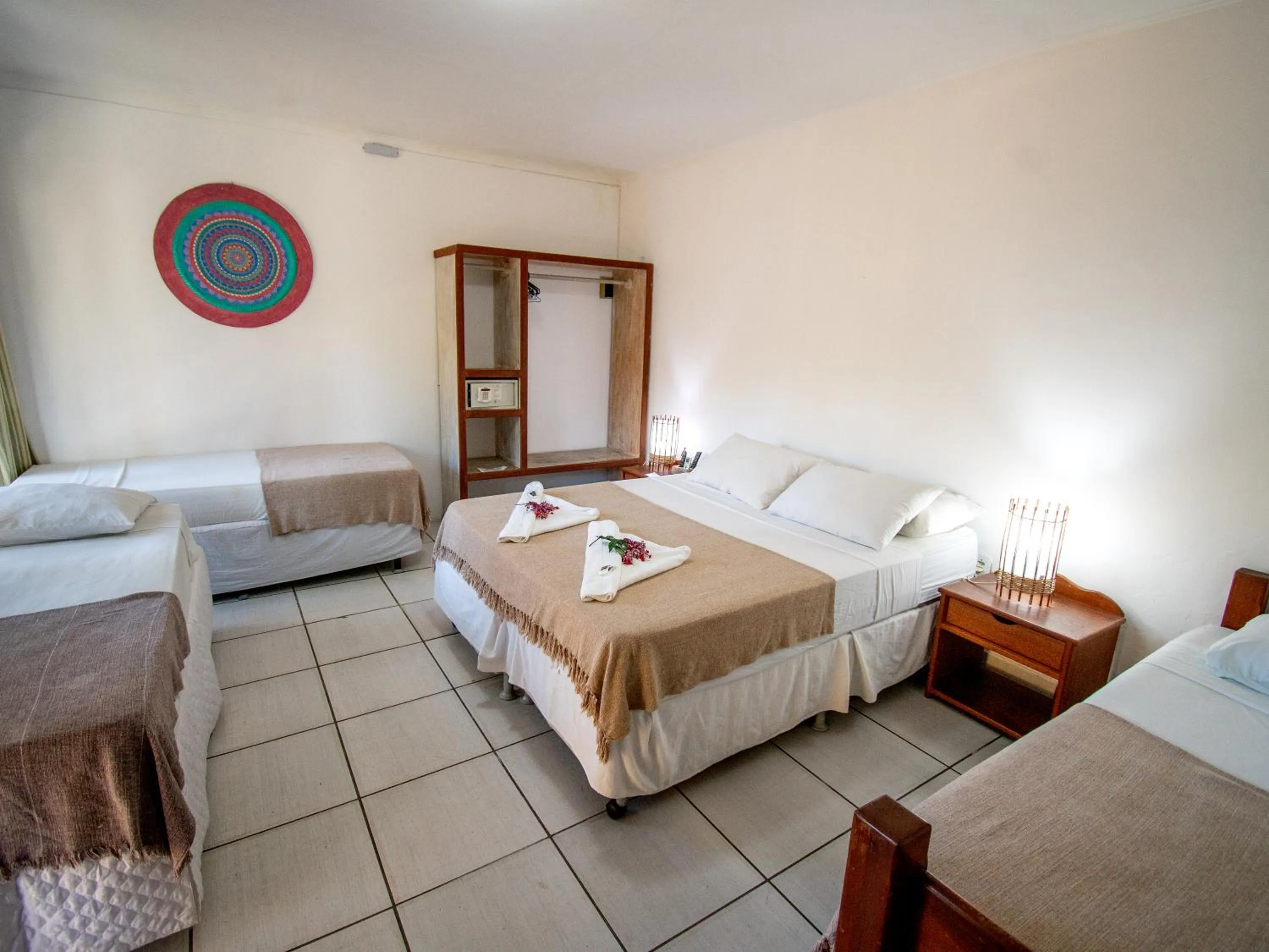 Bed in Pousada Arraial Candeia