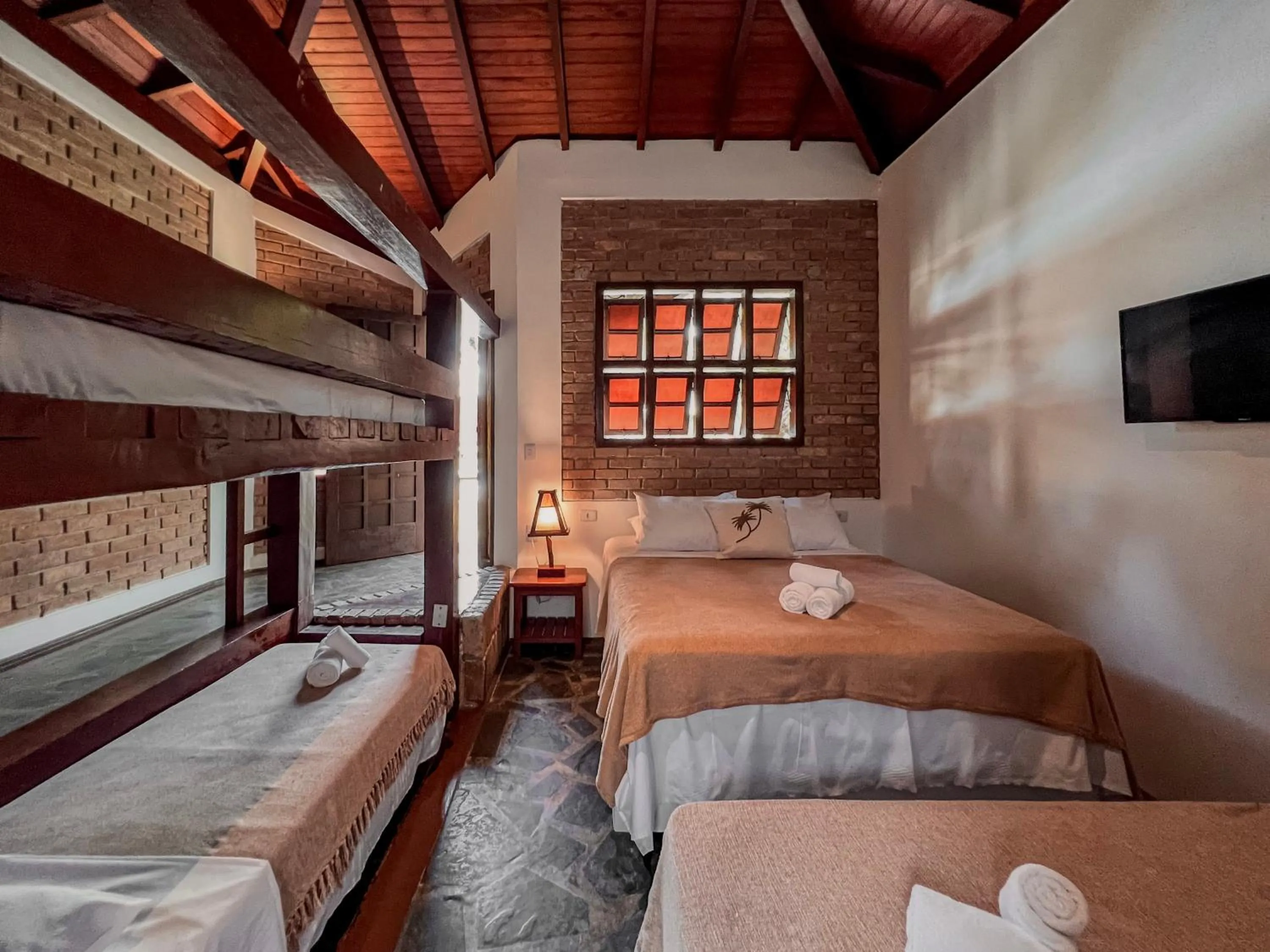 Bed in Pousada Arraial Candeia