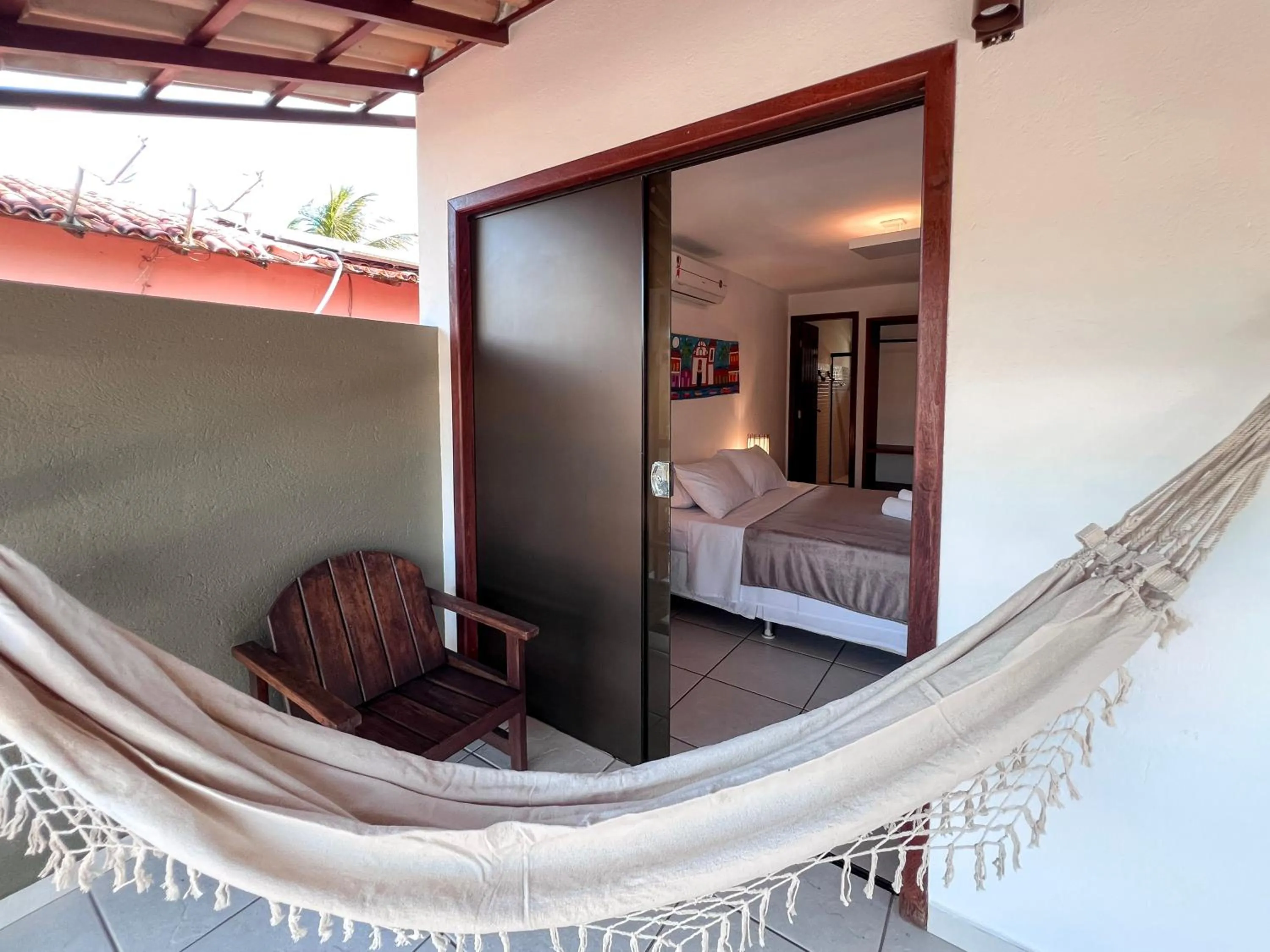 Bed in Pousada Arraial Candeia