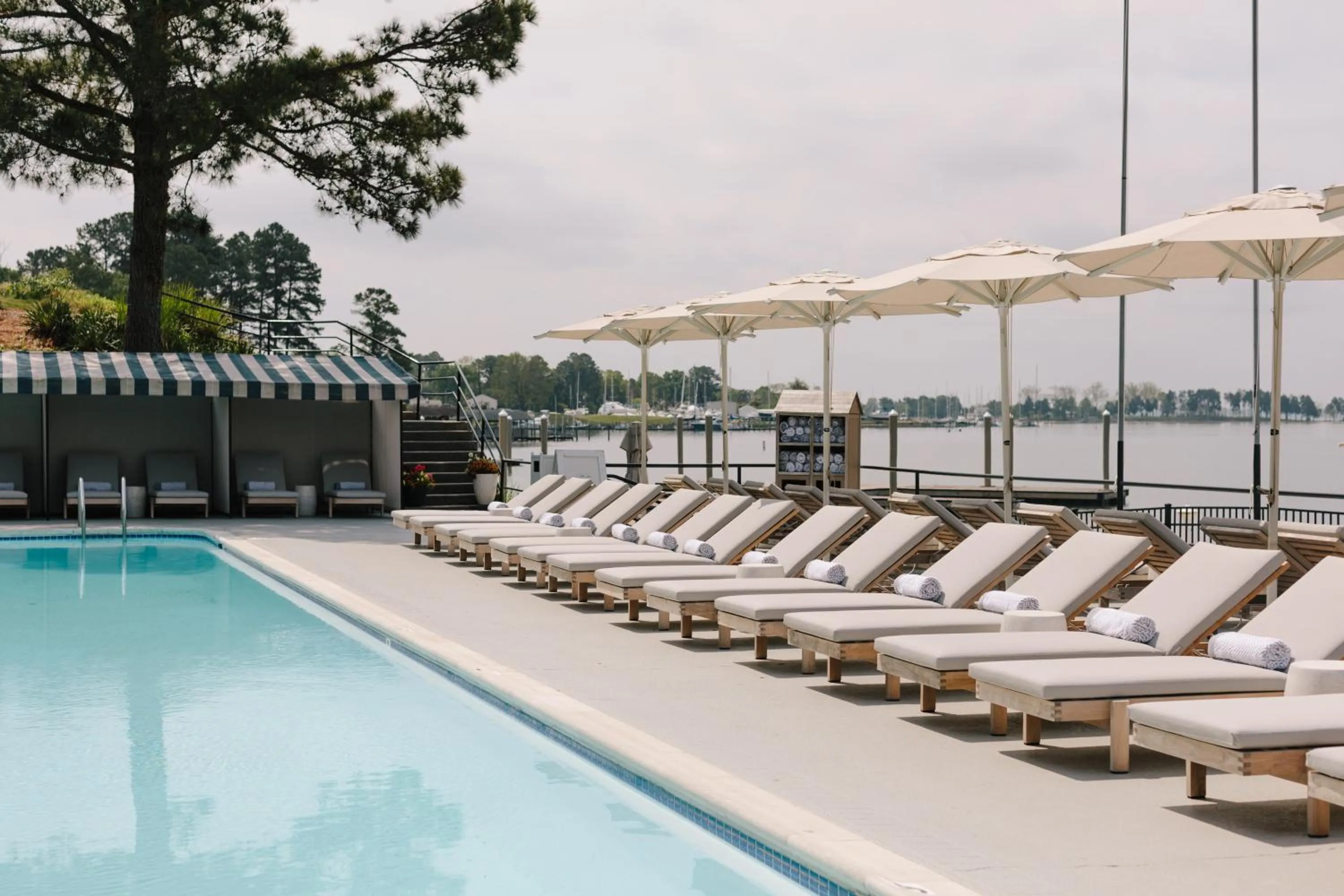 Swimming pool in The Tides Inn