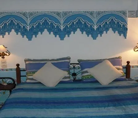 Bed in Le Riad Meknes