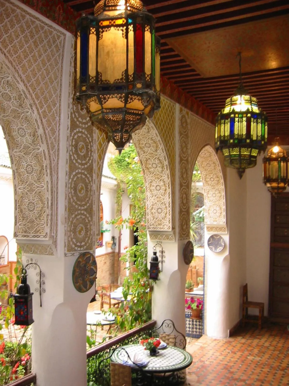 Decorative detail in Le Riad Meknes