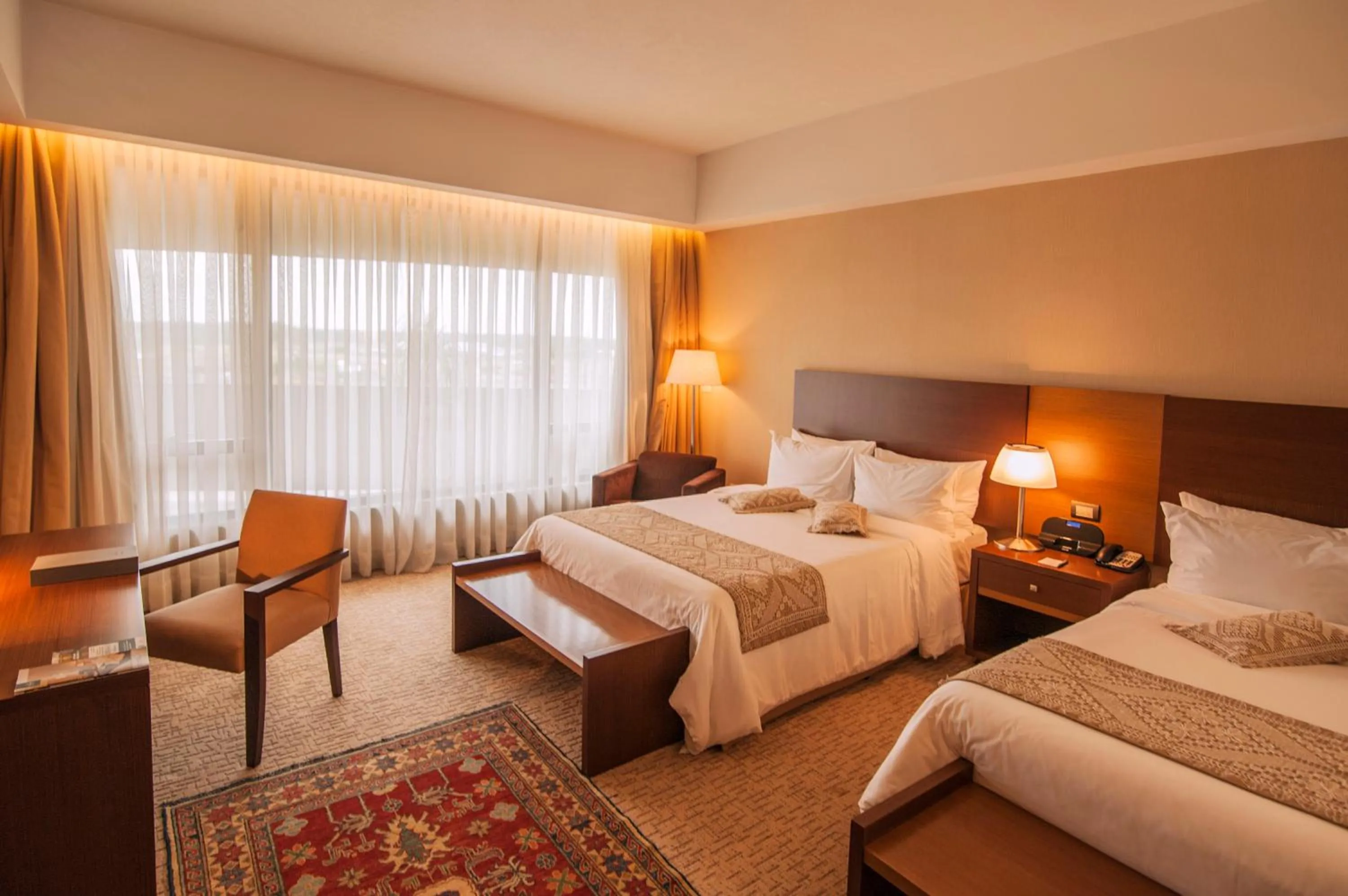 Bed in Gran Bourbon Hotel Asuncion