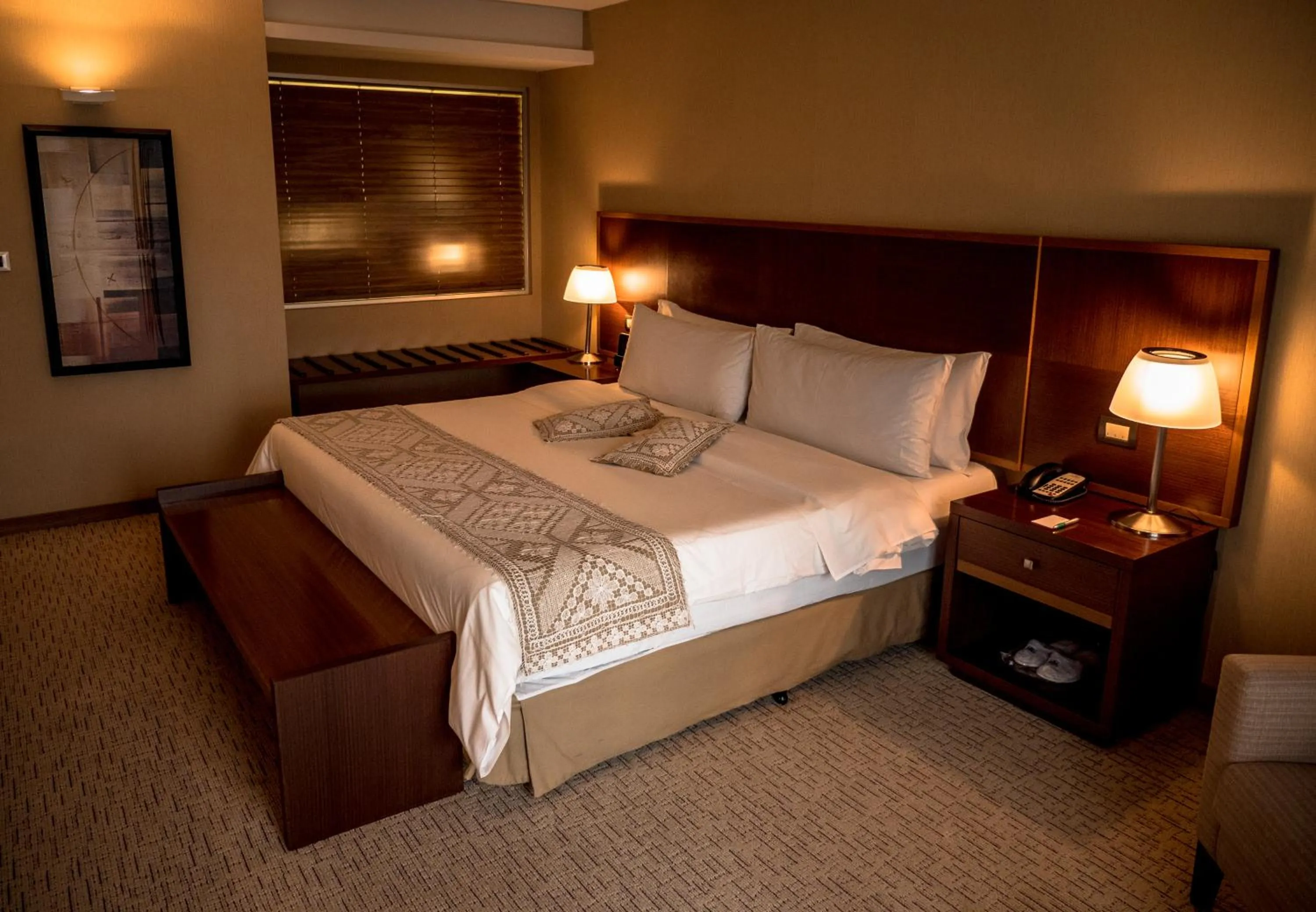 Bed in Gran Bourbon Hotel Asuncion