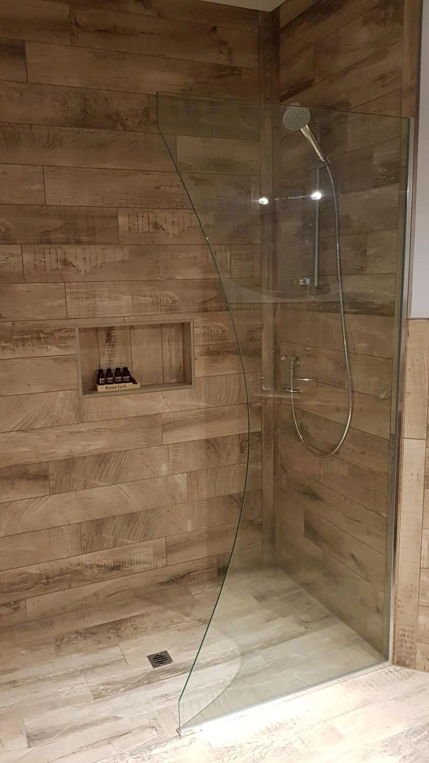 Shower in Bruntwoodlodge