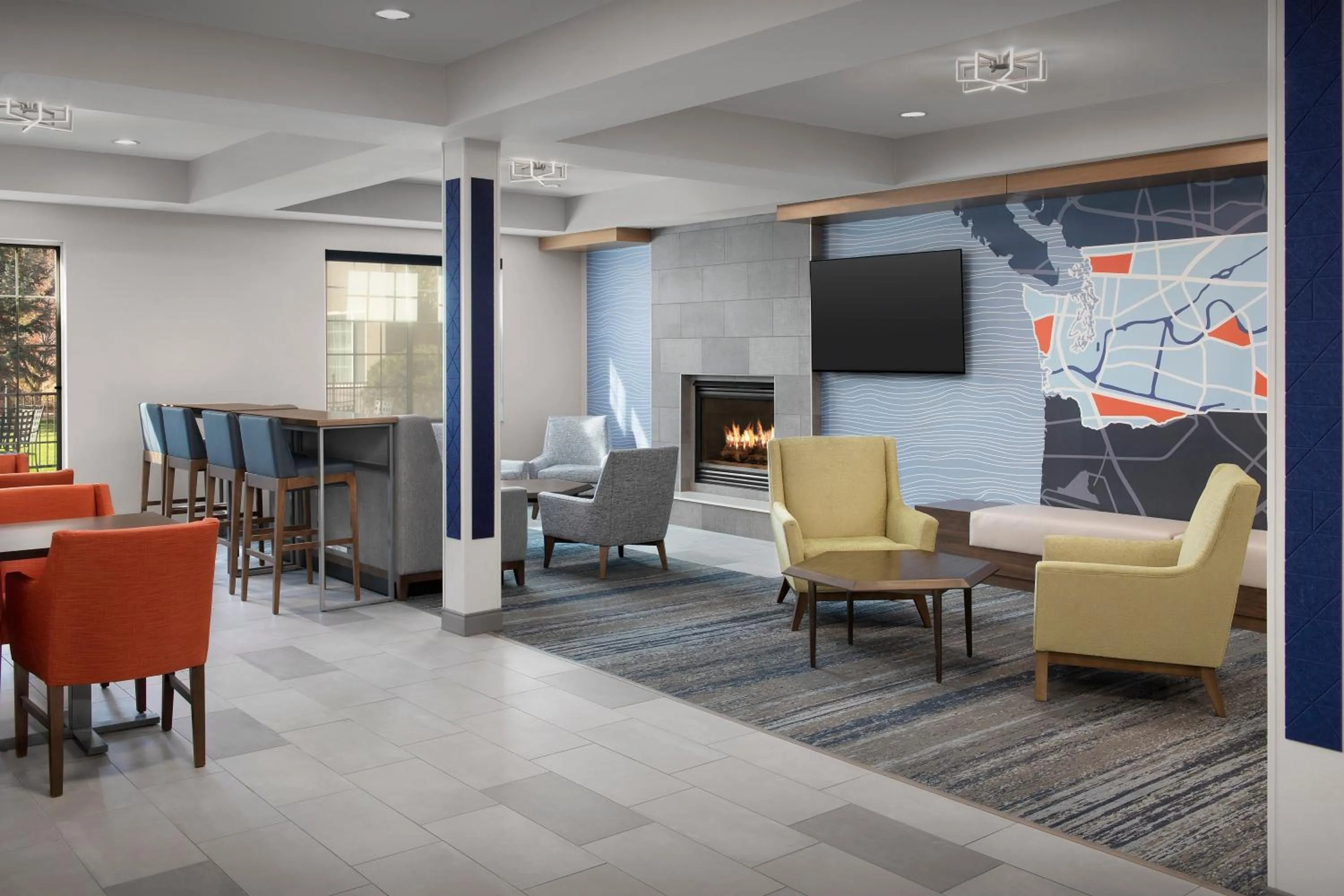 Lobby or reception in Holiday Inn Express Spokane Airport by IHG