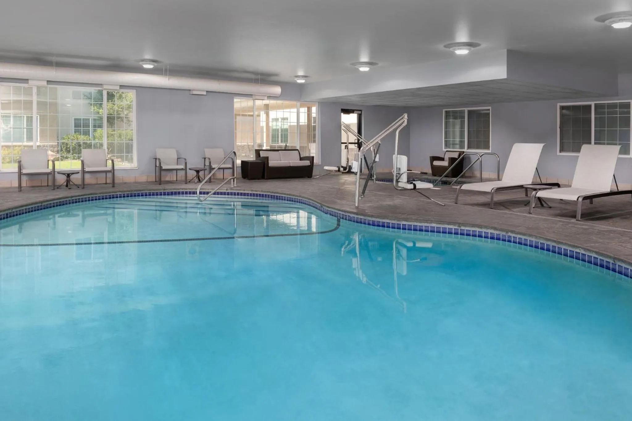 Swimming pool in Holiday Inn Express Spokane Airport by IHG