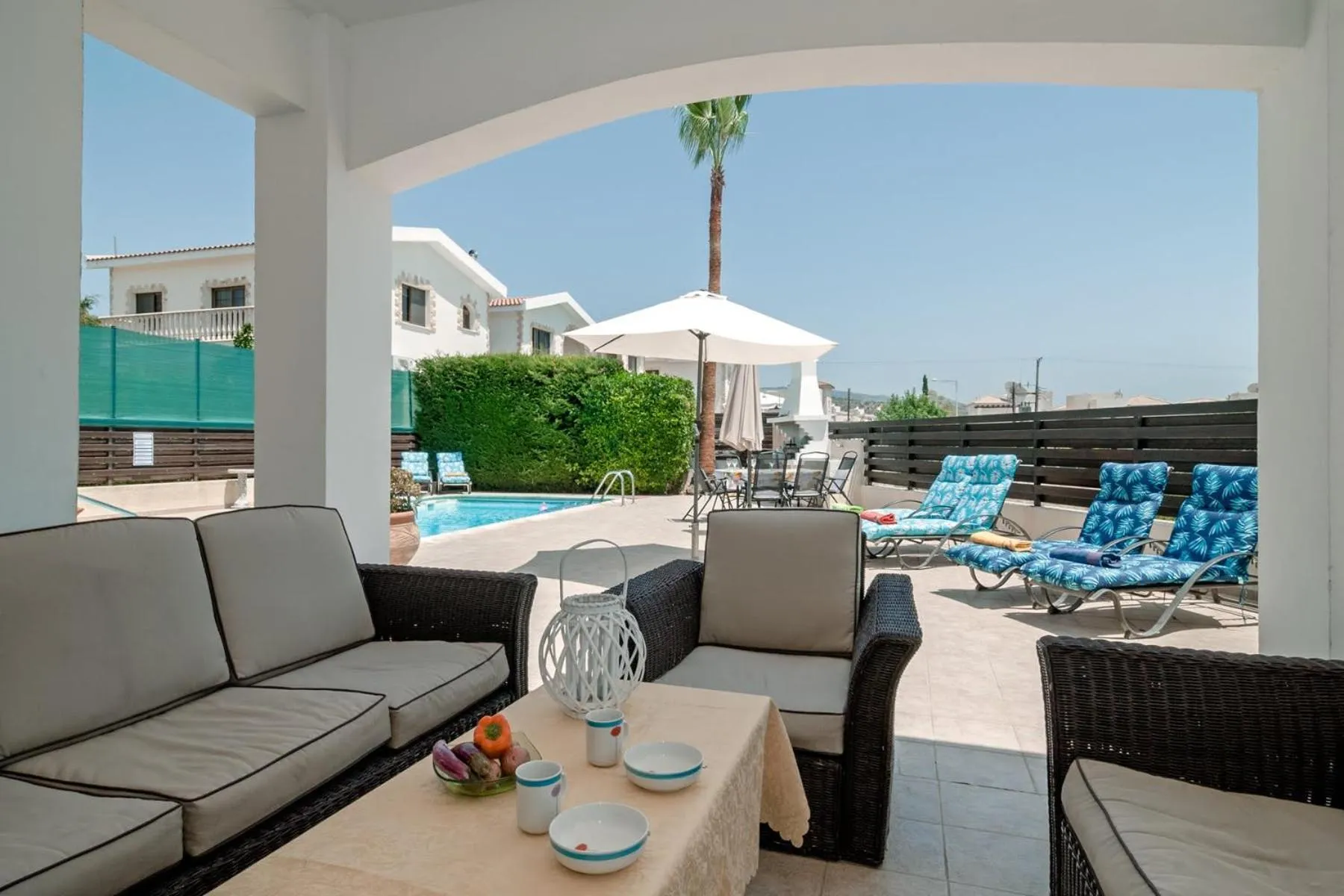 Patio in Villa Puccini: Luxury villa with private pool