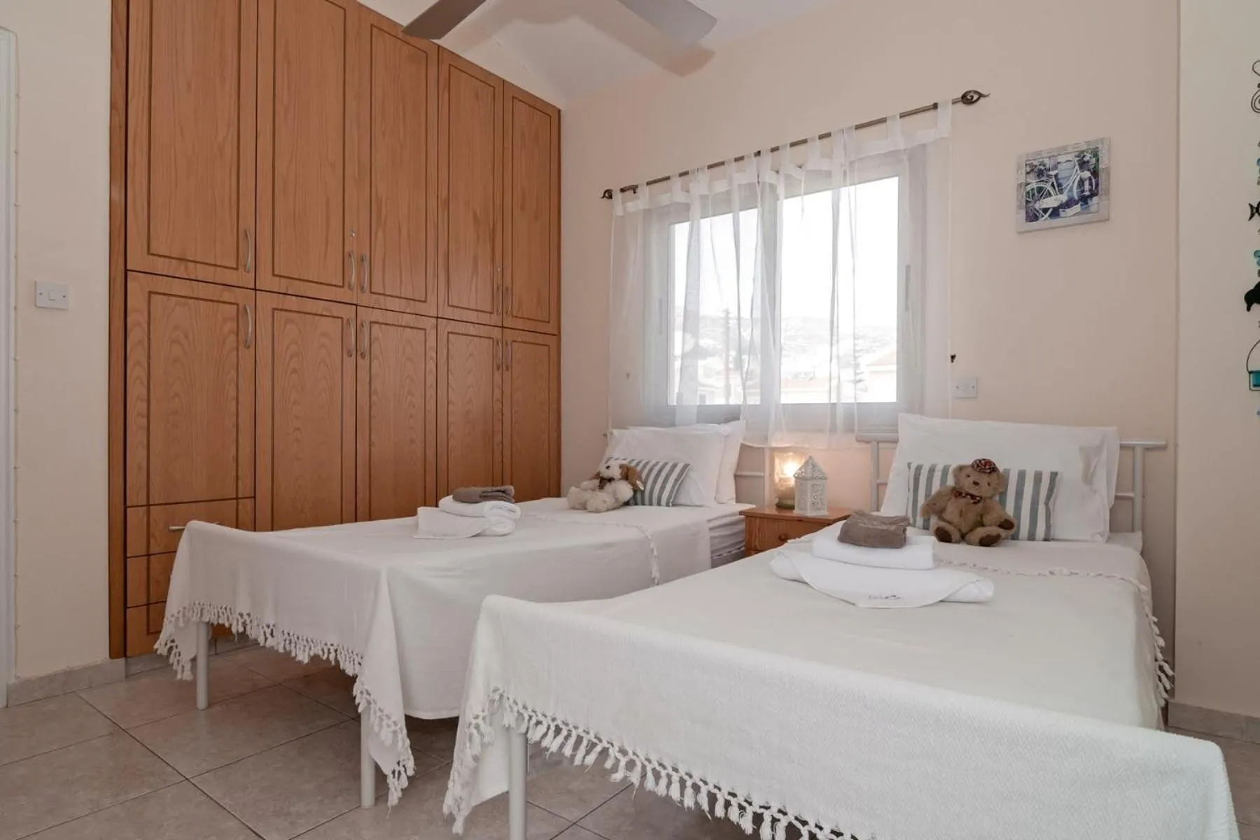 Bed in Villa Puccini: Luxury villa with private pool