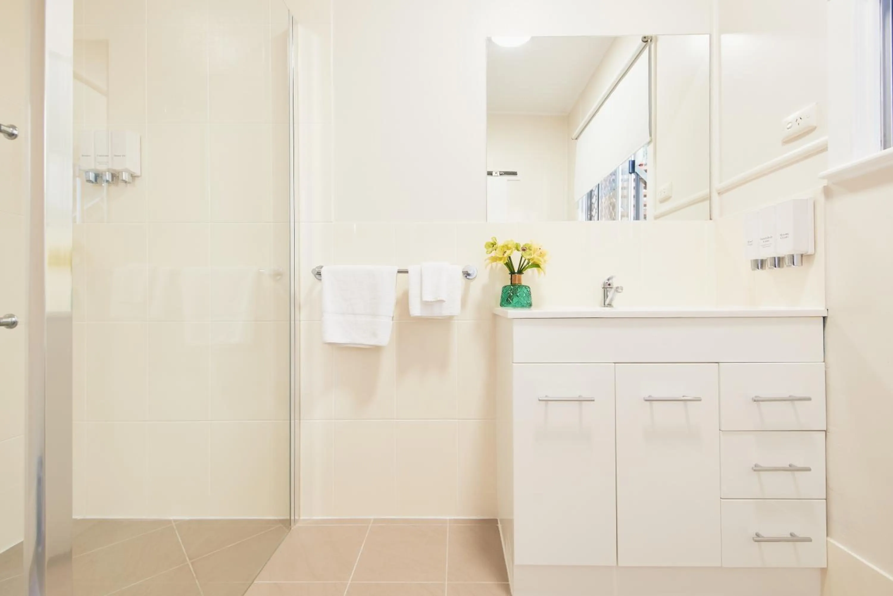 Bathroom in Ruthven Street Motor Inn