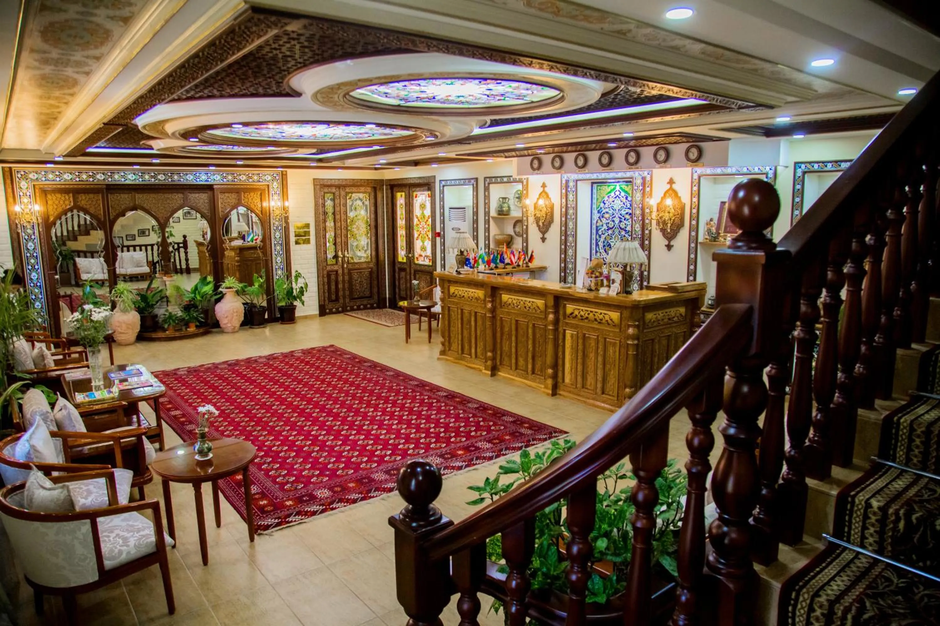 Lobby or reception in Hotel Grand Samarkand Superior - B